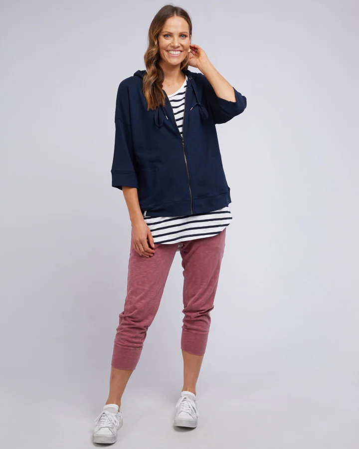 Elm Beachy Zip Hoodie - Navy - Image 5