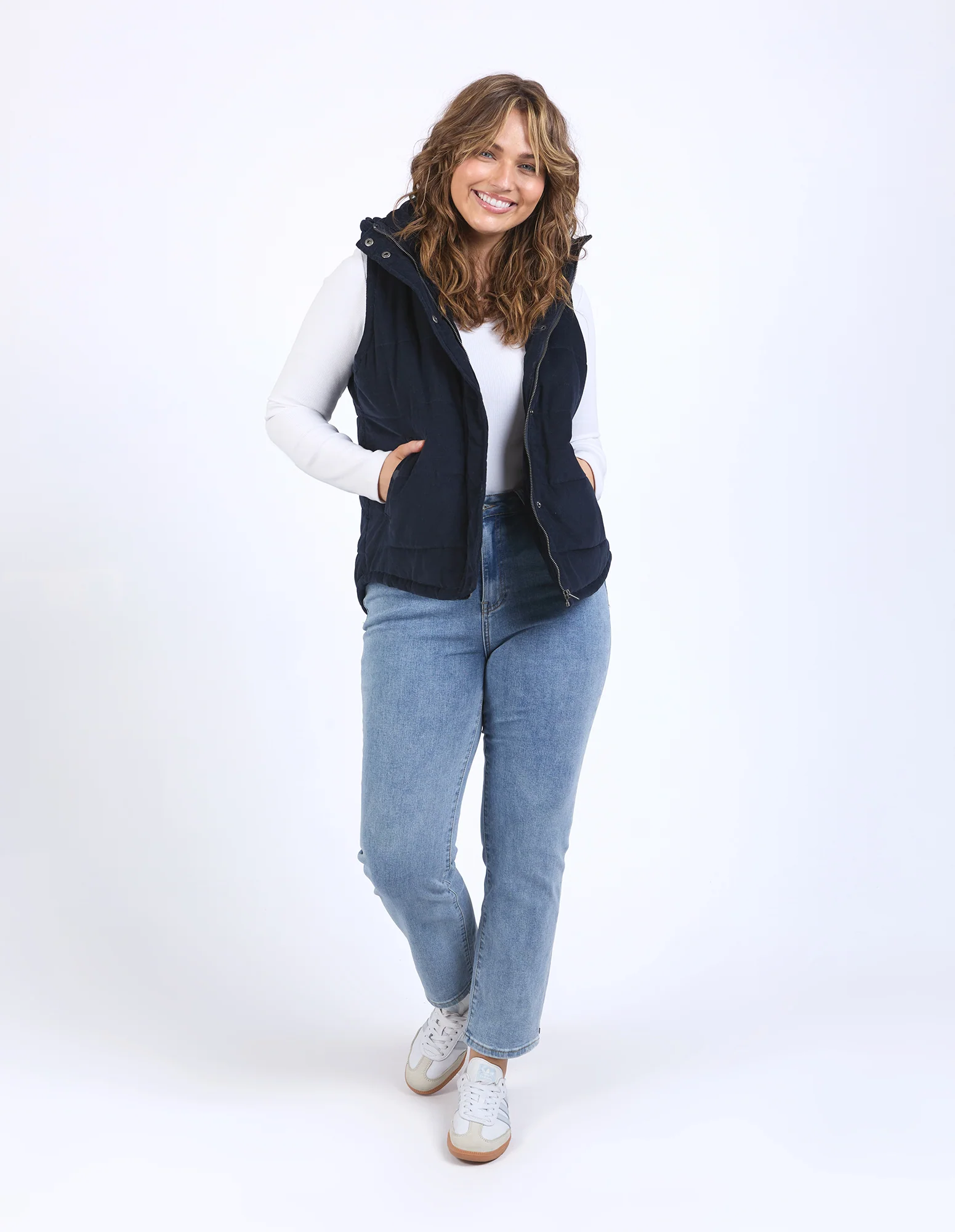 Elm Cord Puffer Vest - Image 3