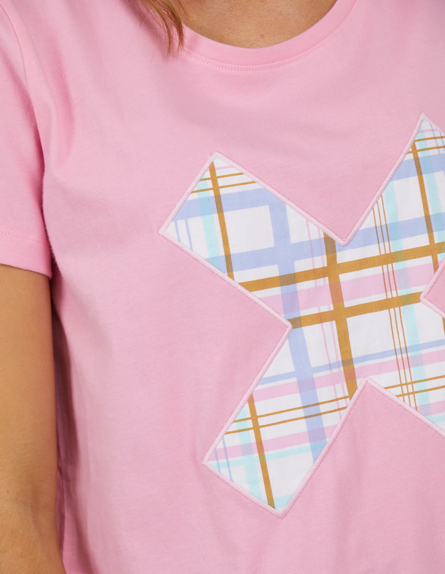 Elm Cross Your Fingers Tee - Sherbet Pink - Image 3