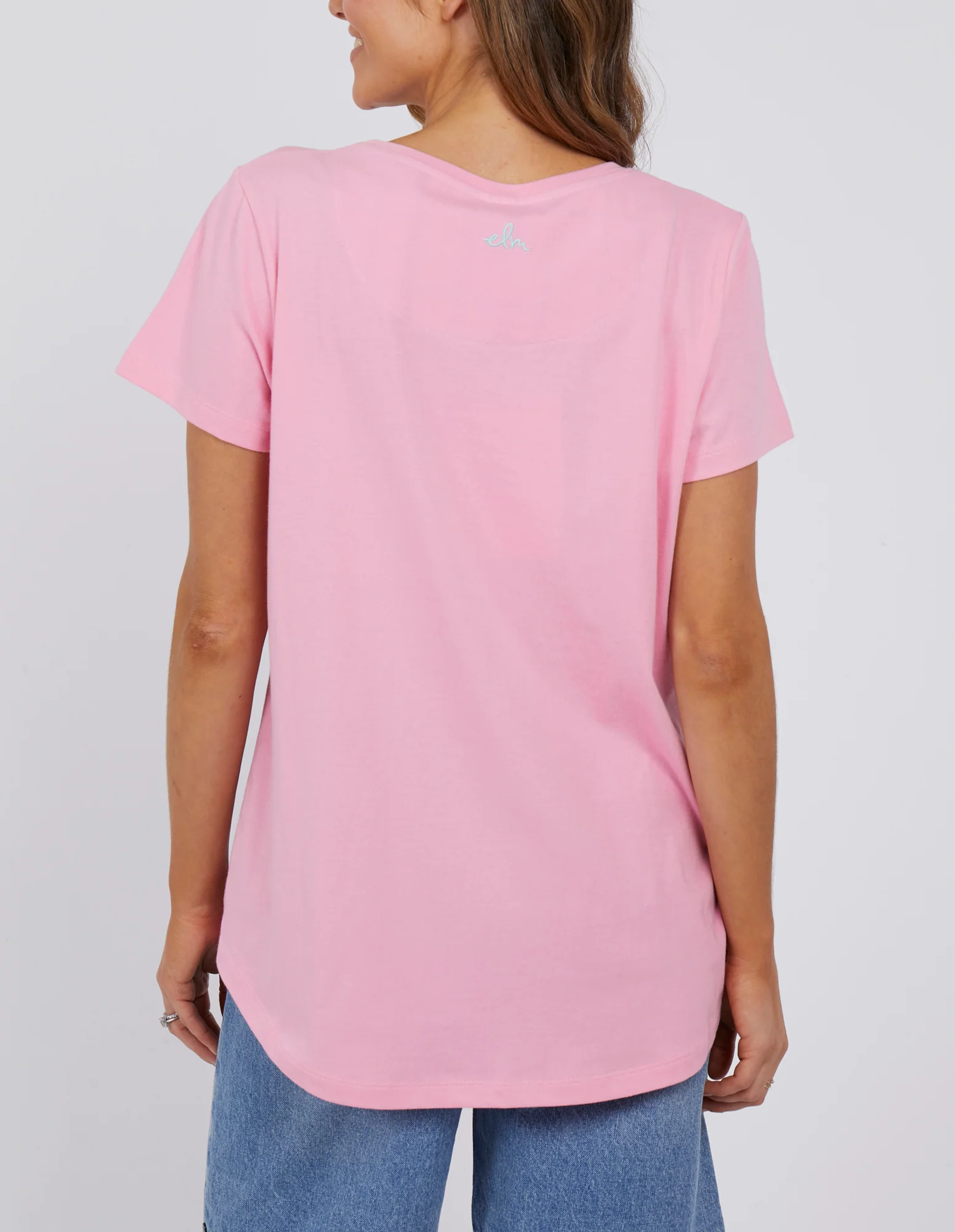 Elm Cross Your Fingers Tee - Sherbet Pink - Image 5
