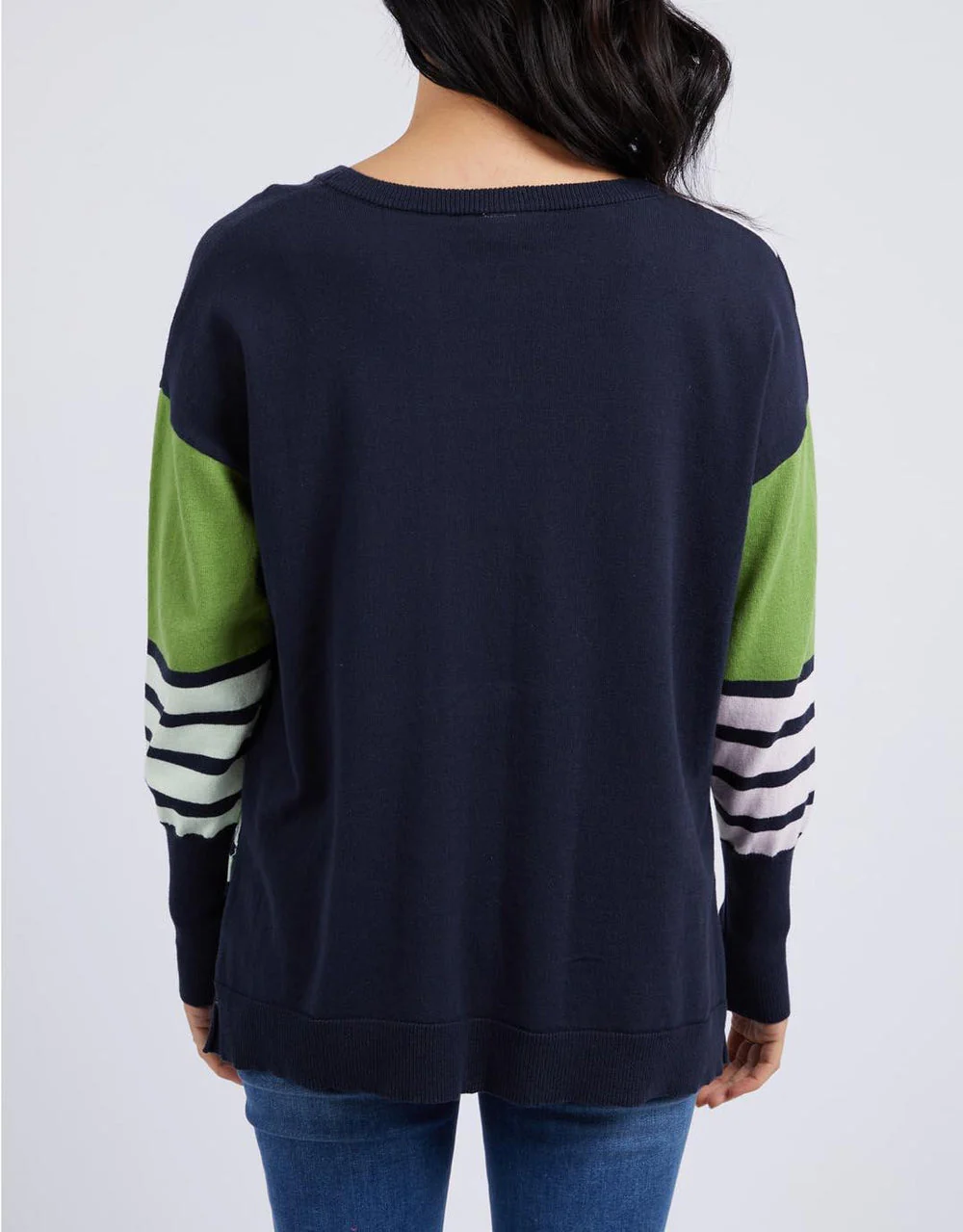 Elm Fig Mixed Knit Navy - Image 5