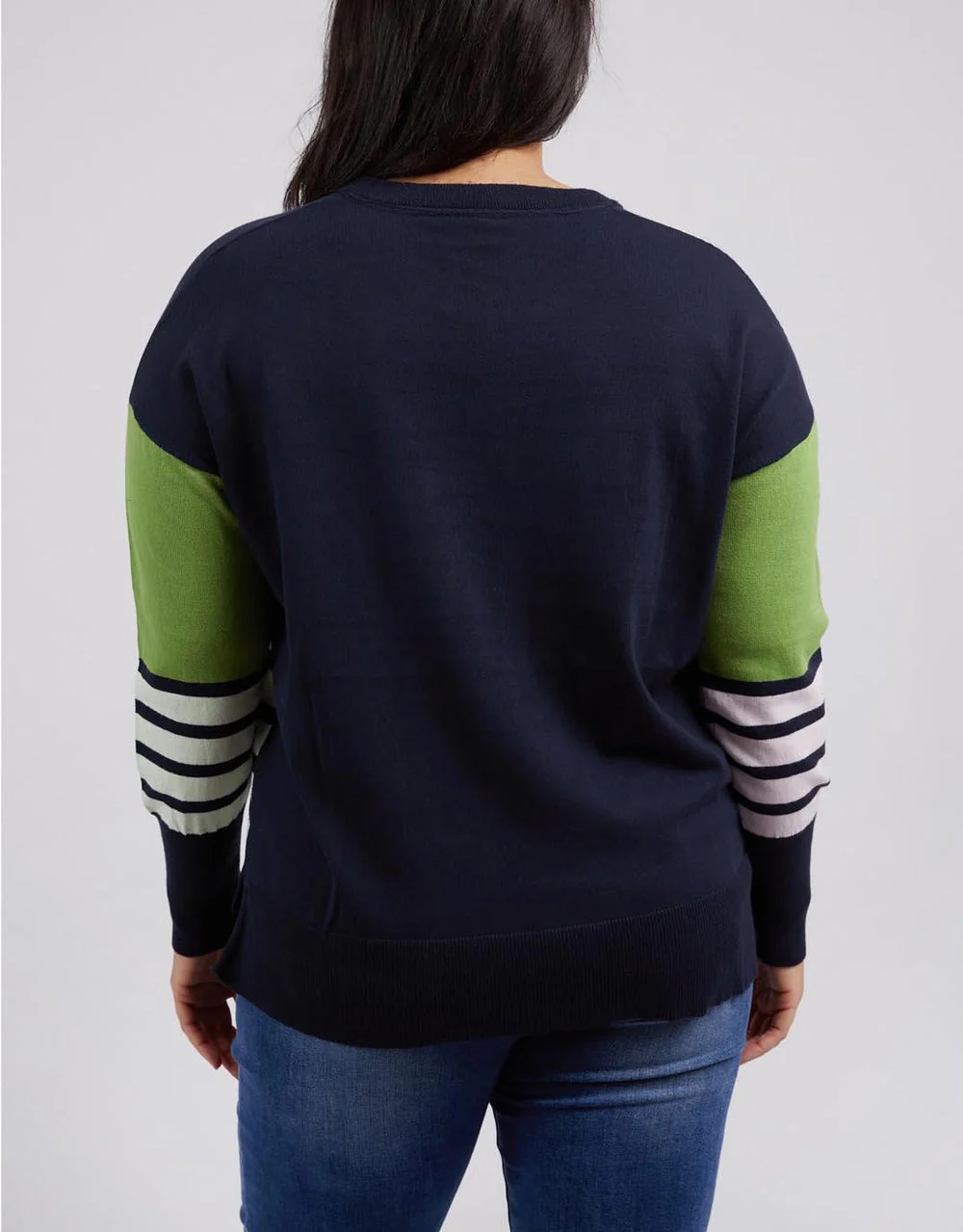 Elm Fig Mixed Knit Navy - Image 6