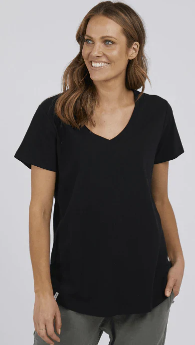 Elm Fortune Tee Black