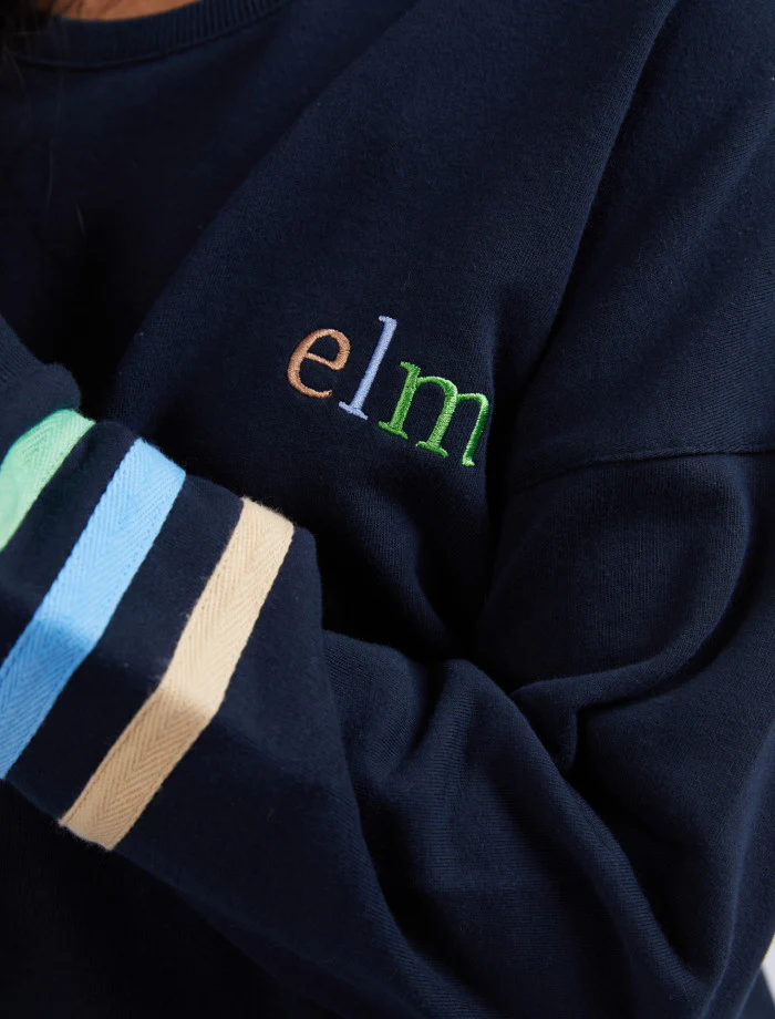 Elm Intersect Crew - Navy - Image 2