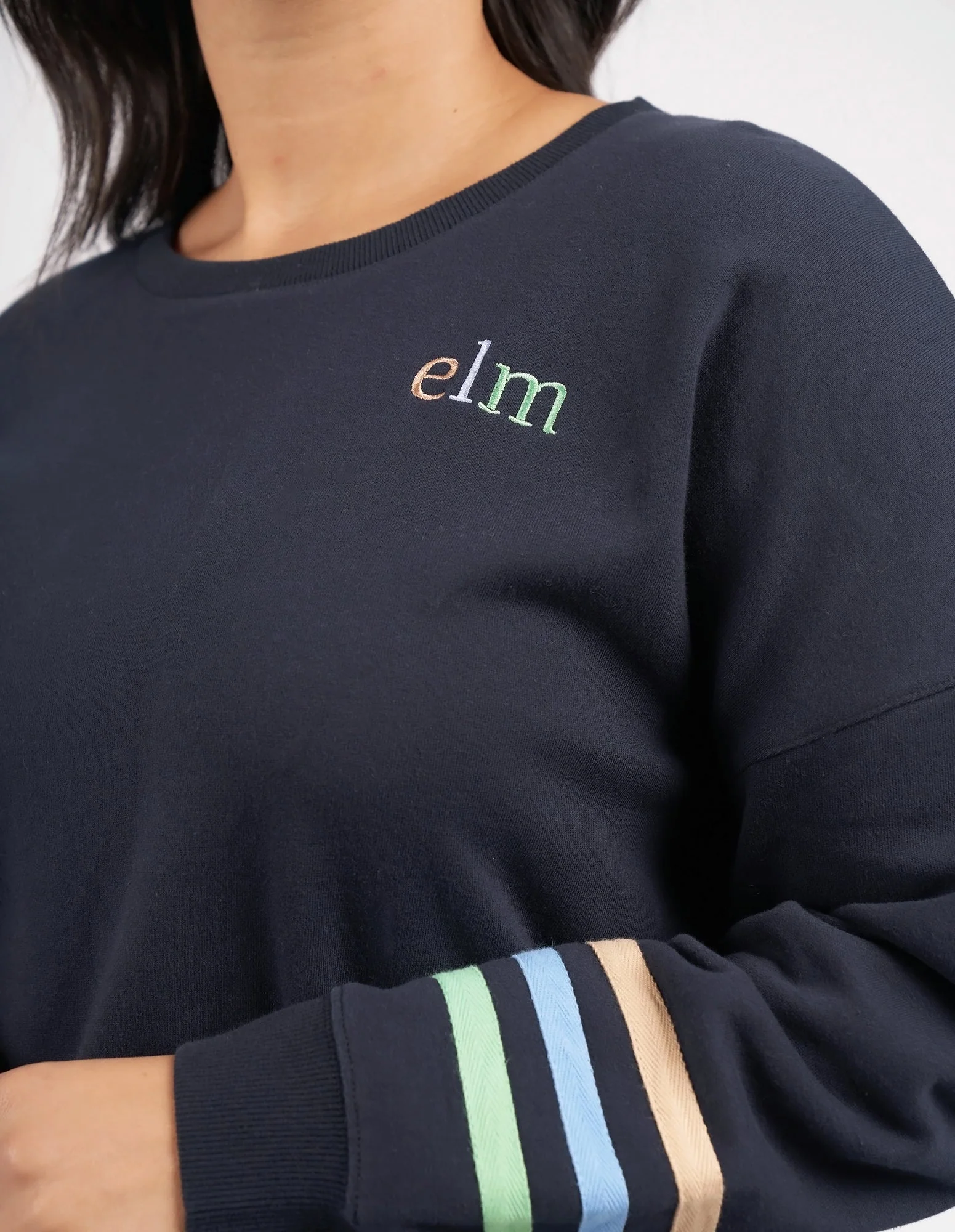 Elm Intersect Crew - Navy - Image 5