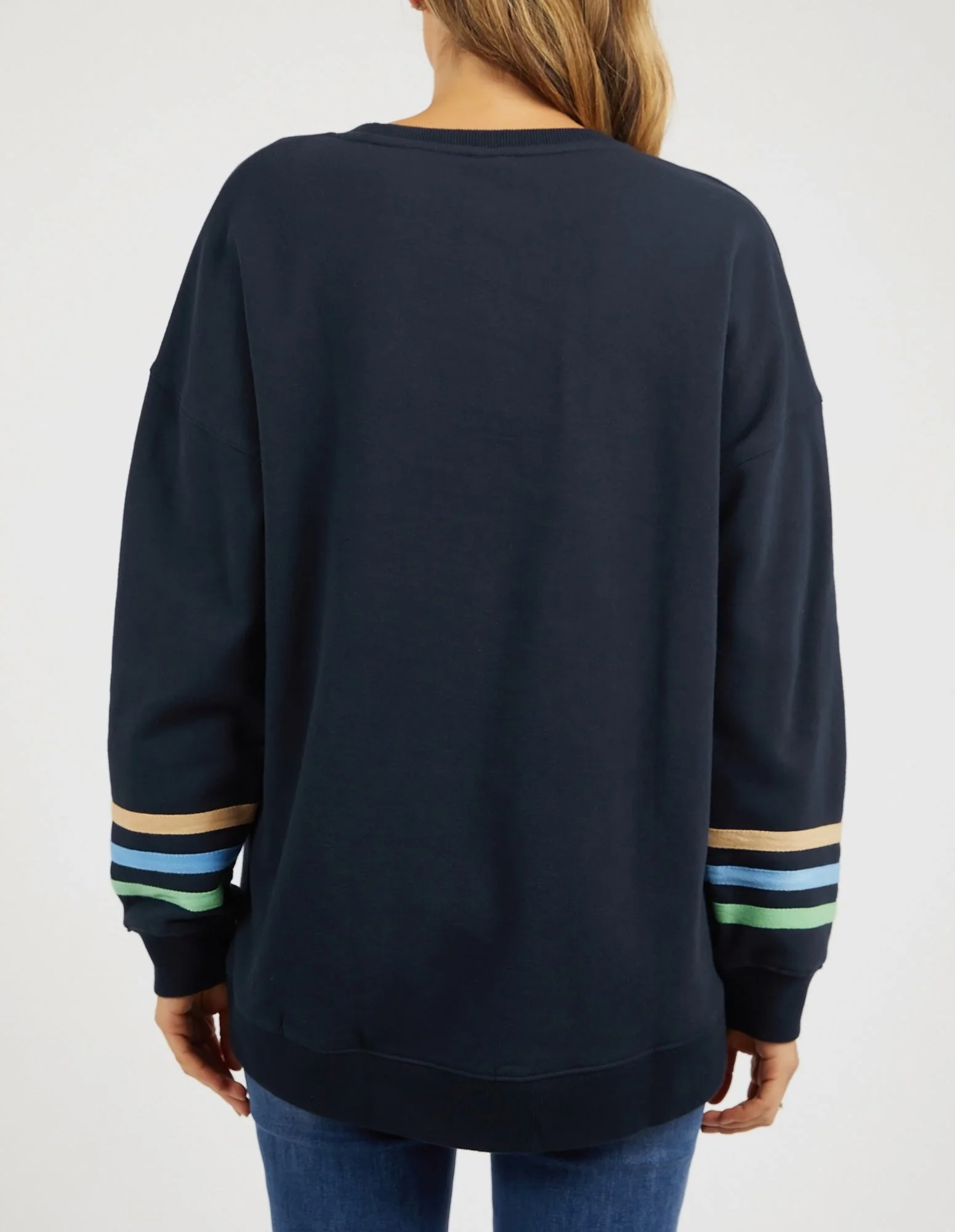 Elm Intersect Crew - Navy - Image 7