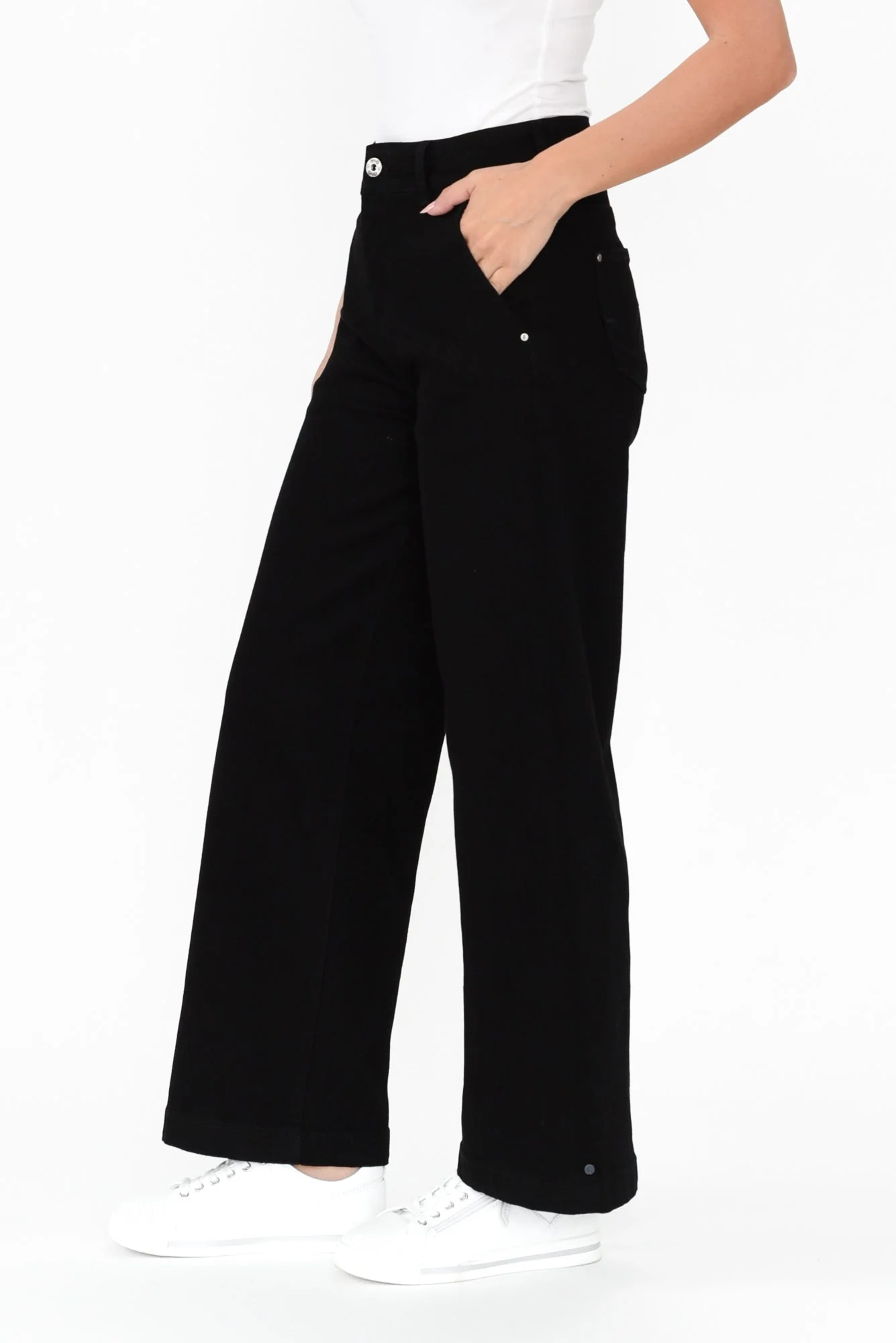 Elm Izzy Jean - Black Wash - Image 2