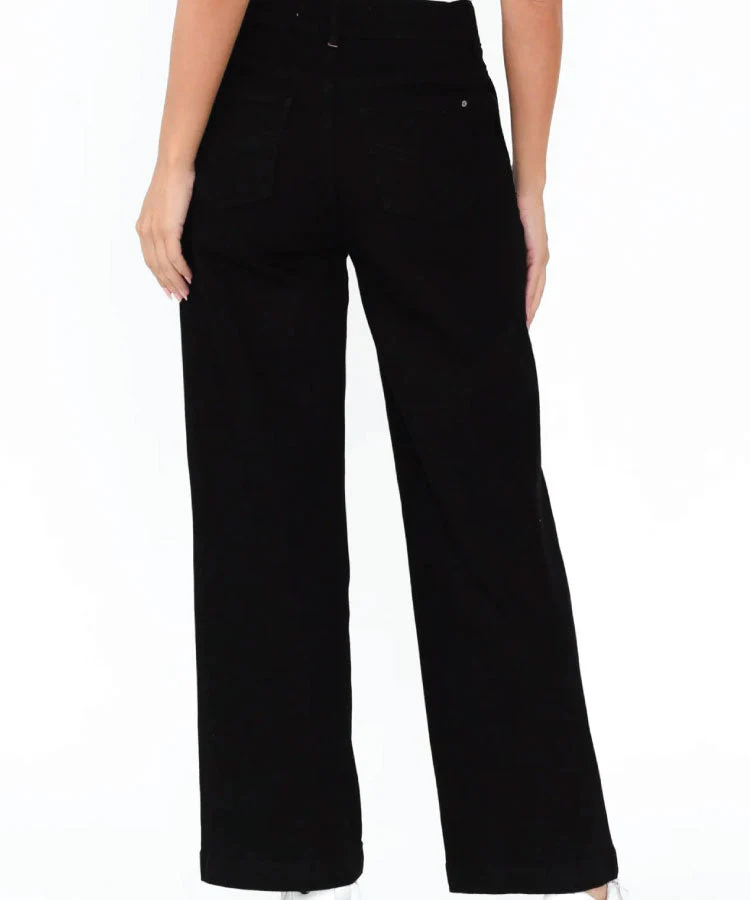 Elm Izzy Jean - Black Wash - Image 6