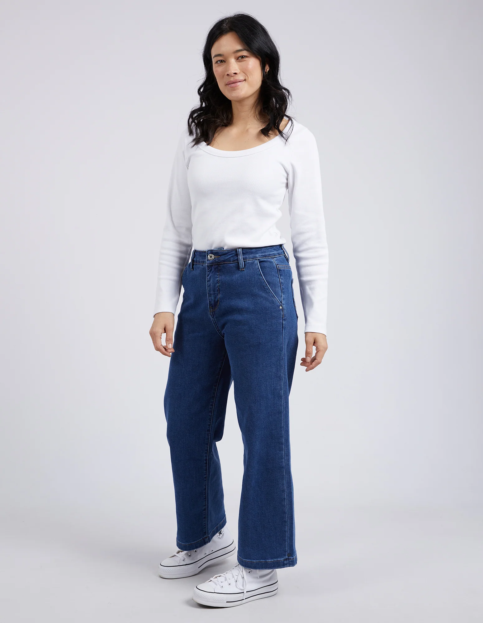 Elm Izzy Jean - Dark Blue Wash - Image 6