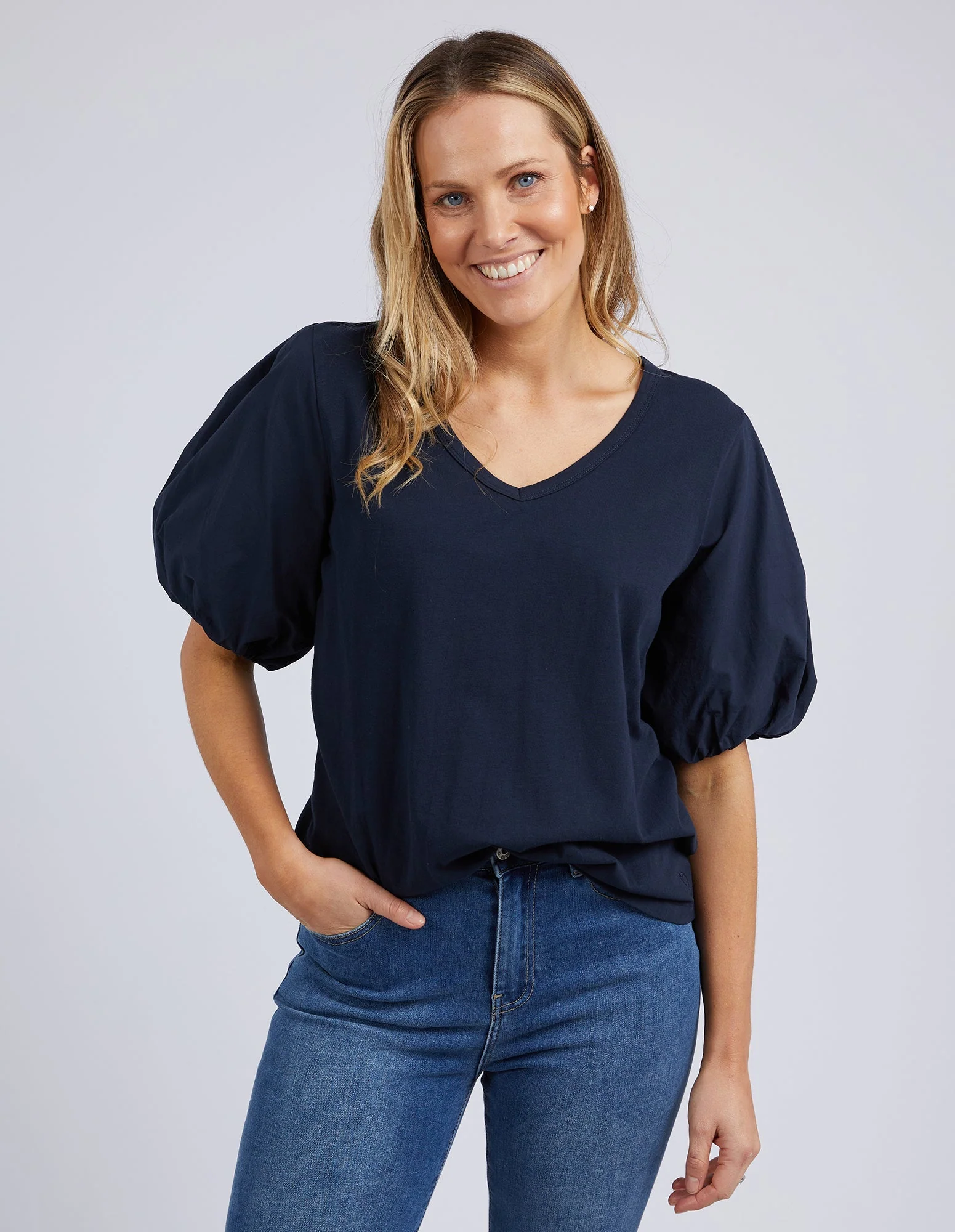 Elm Joy Tee - Navy