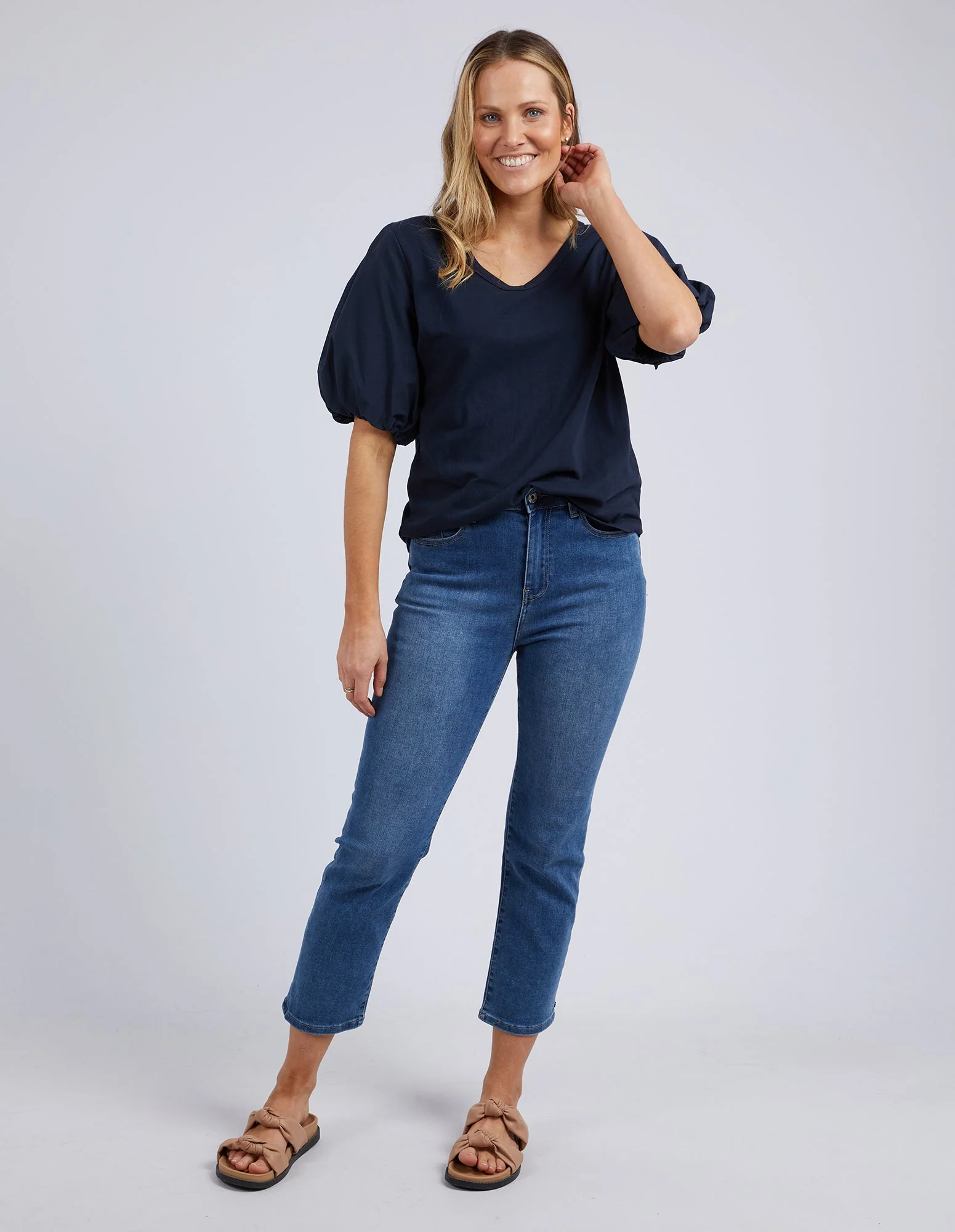 Elm Joy Tee - Navy - Image 2