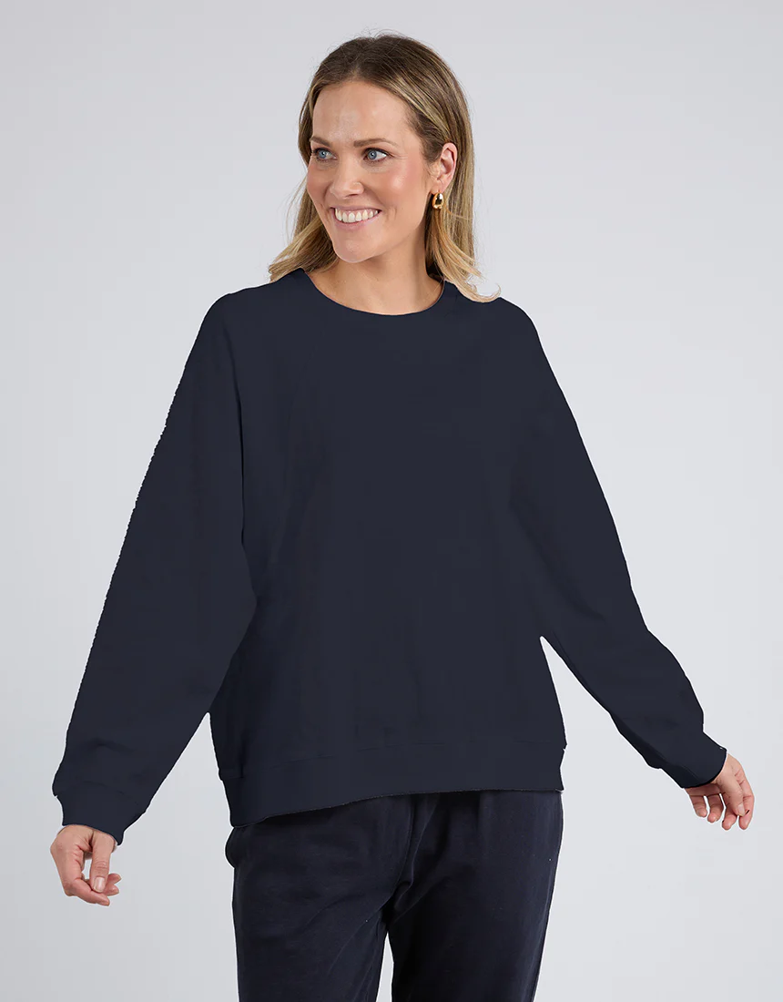Elm Kinsley Sweat - Navy