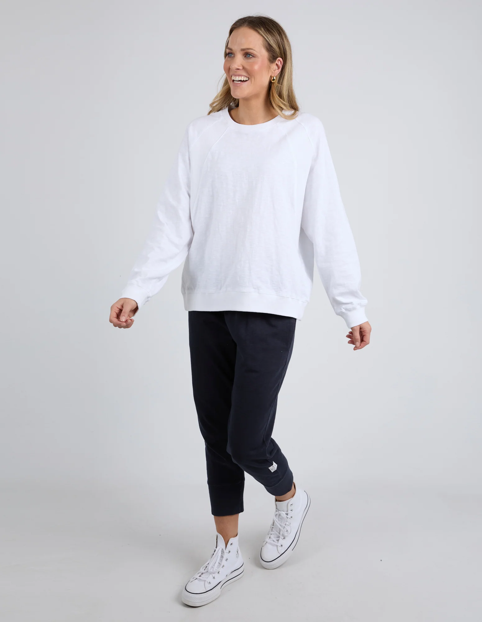 Elm Kinsley Sweat - White - Image 3