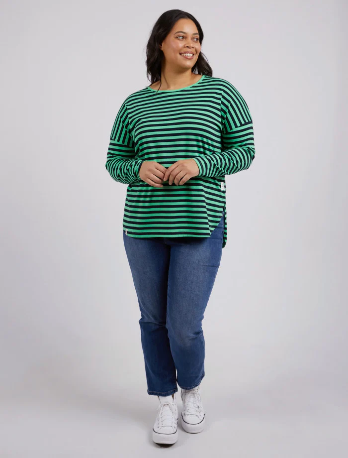 Elm Lauren Stripe Sweat Meadow - Image 10