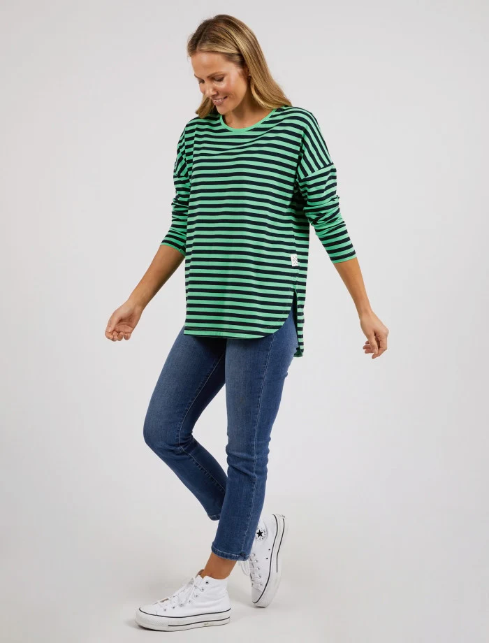 Elm Lauren Stripe Sweat Meadow - Image 6