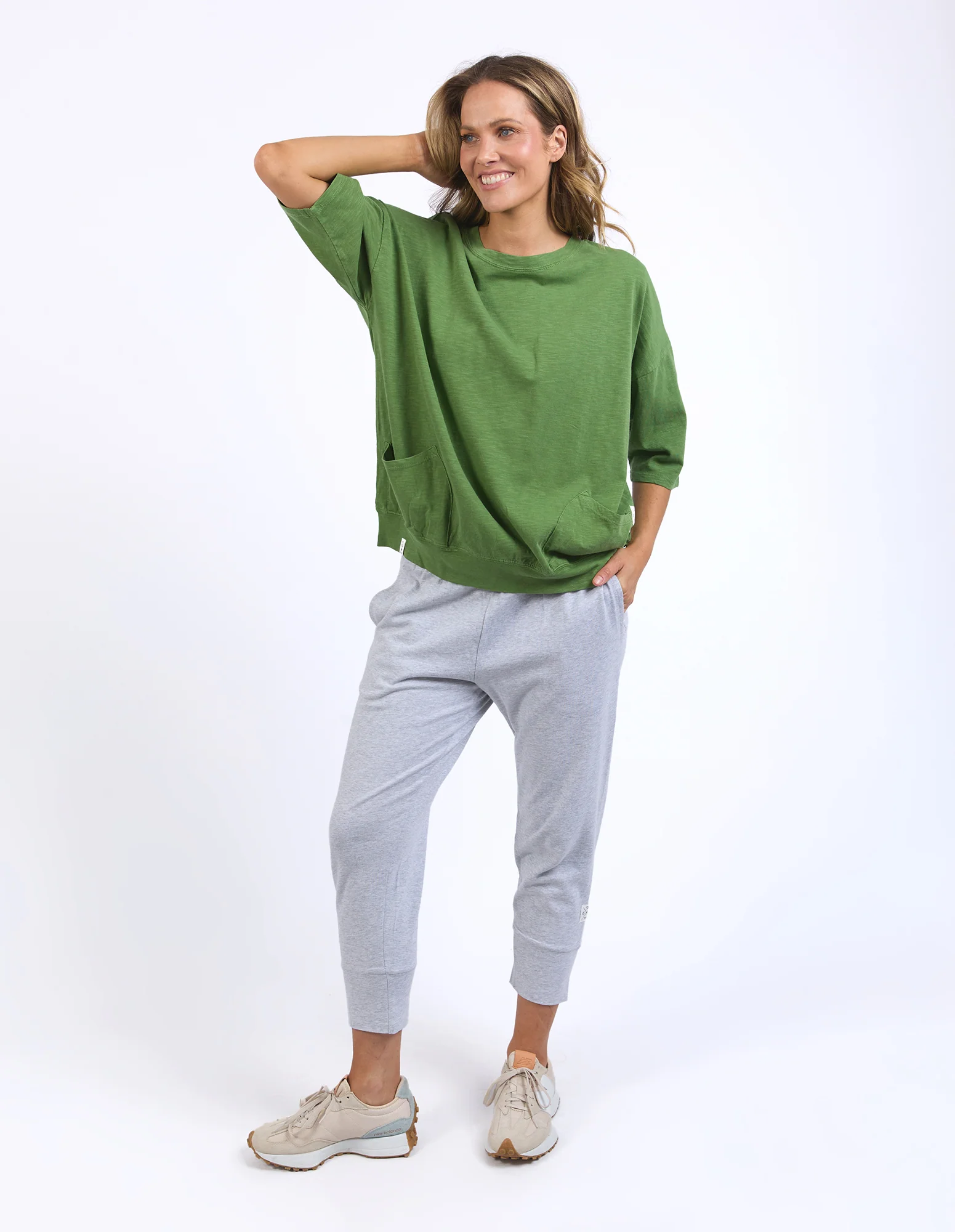 Elm Mazie Sweat Cedar Green - Image 5