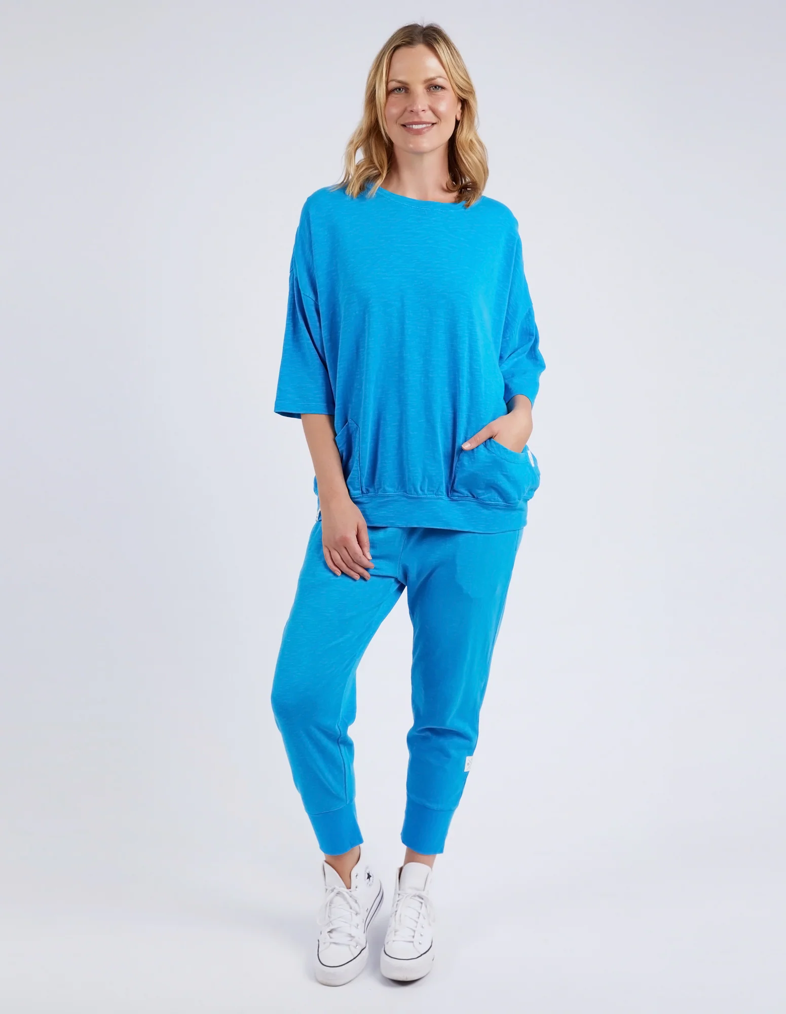 Elm Mazie Sweat Ibiza Blue - Image 4