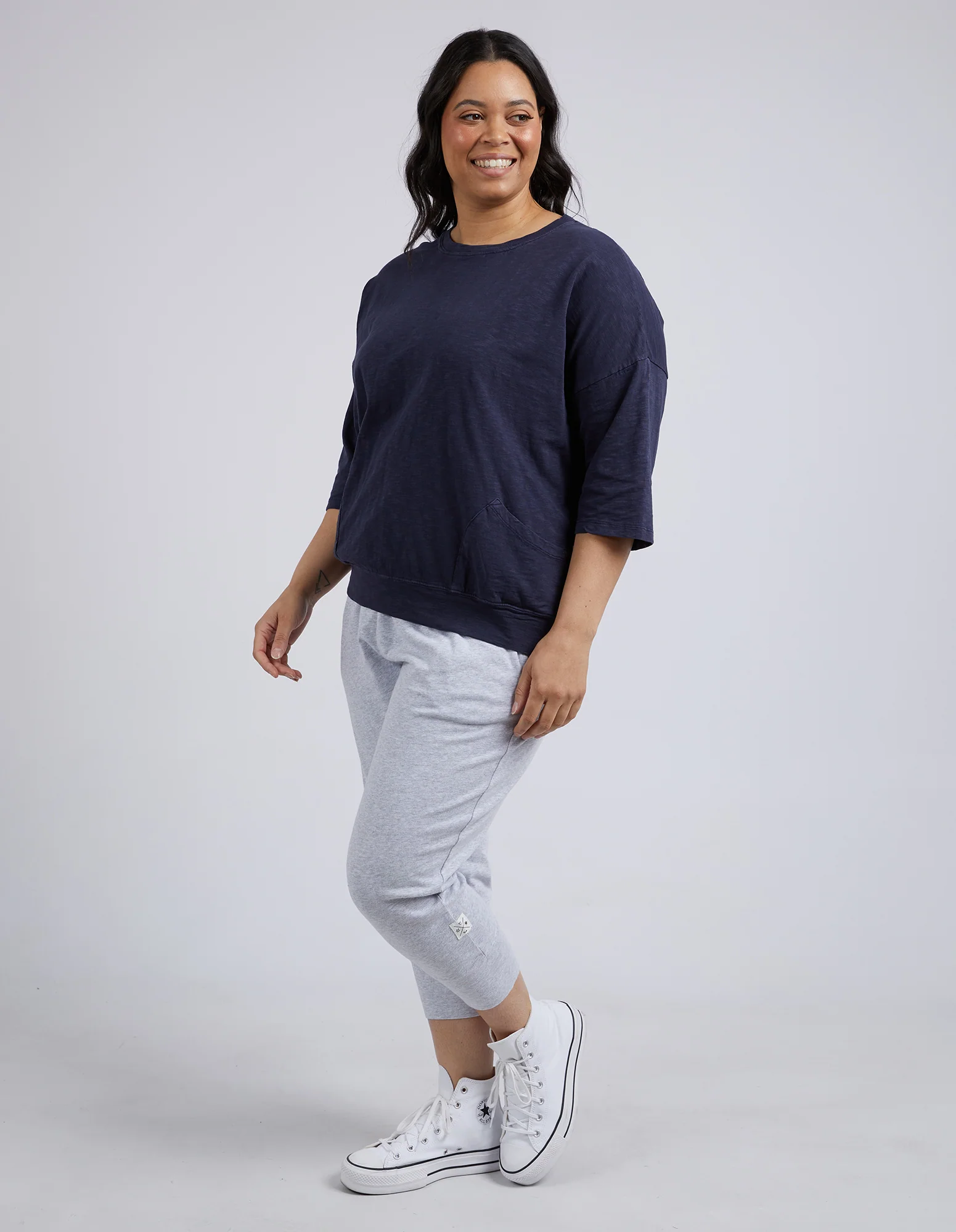 Elm Mazie Sweat Navy - Image 10