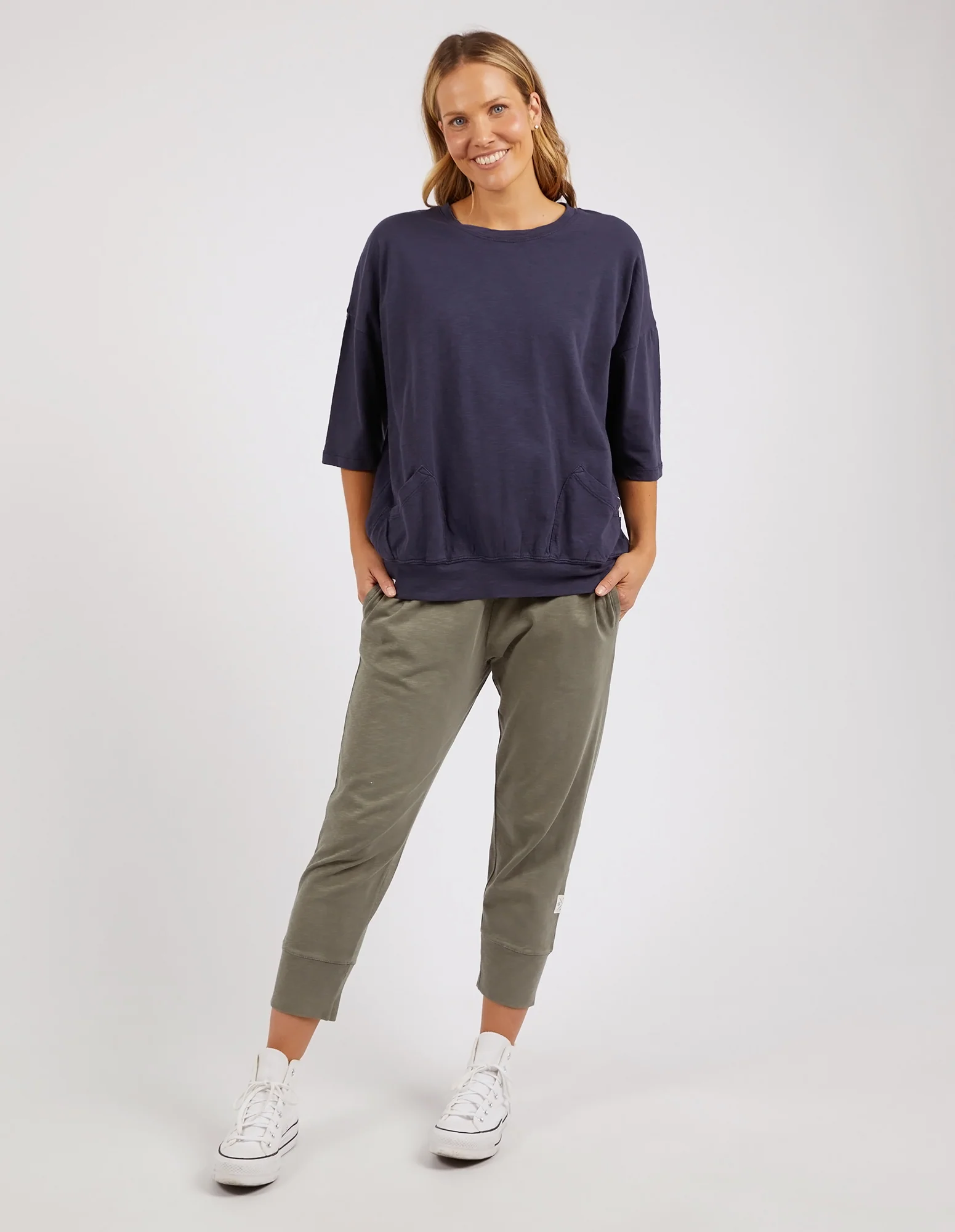 Elm Mazie Sweat Navy - Image 2