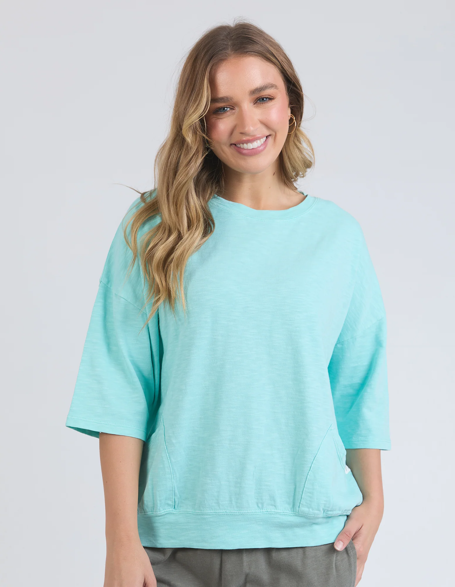 Elm Mazie Sweat Tonic Blue