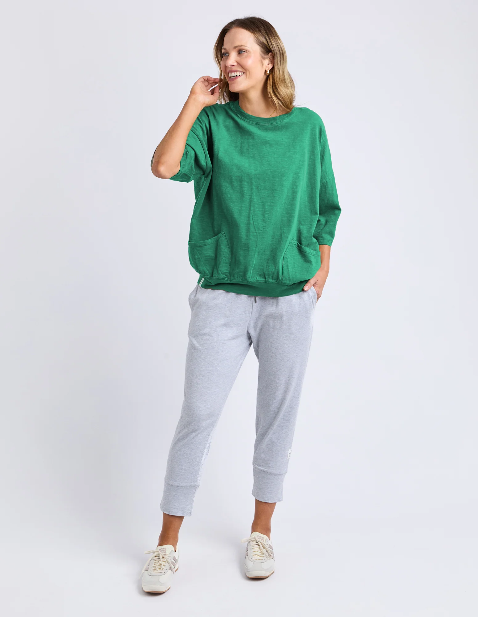 Elm Mazie Sweat Kelly Green - Image 2