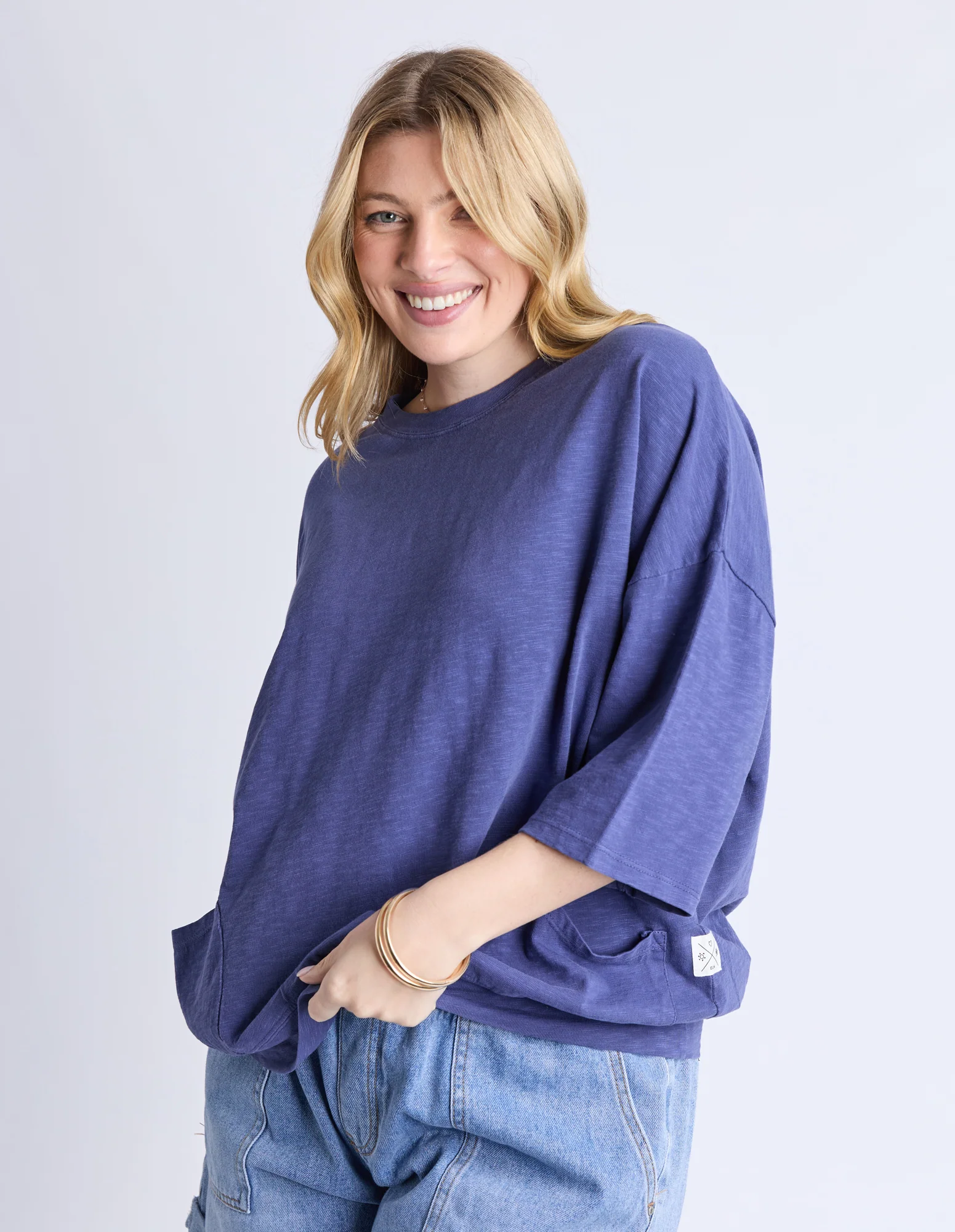 Elm Mazie Sweat Vintage Blue - Image 2