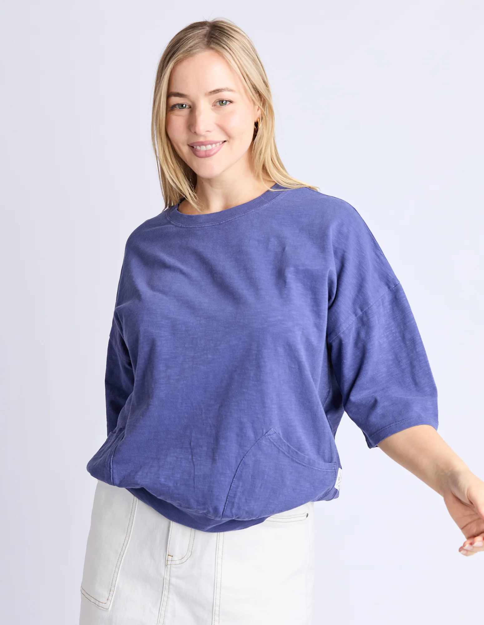 Elm Mazie Sweat Vintage Blue - Image 3