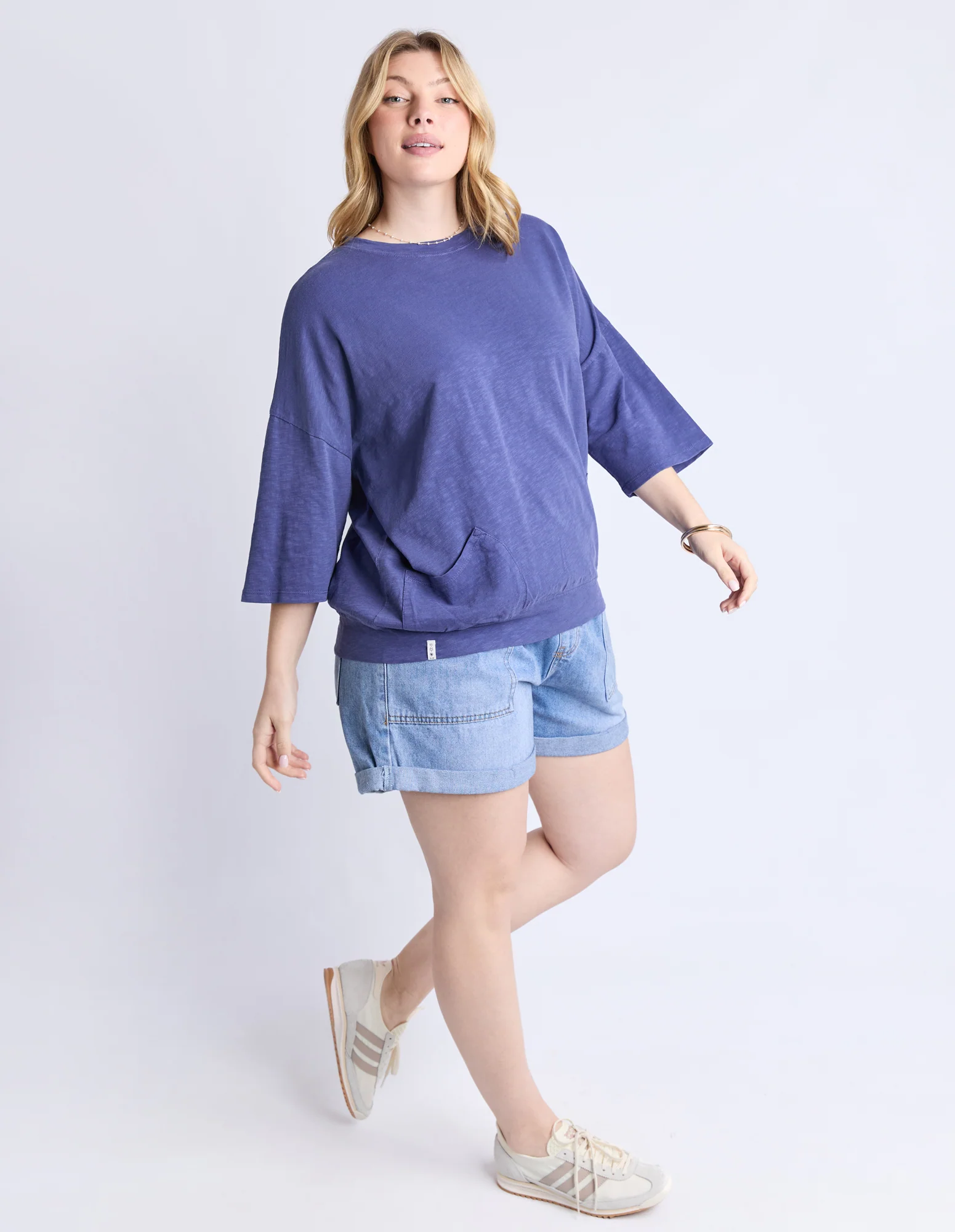 Elm Mazie Sweat Vintage Blue - Image 8