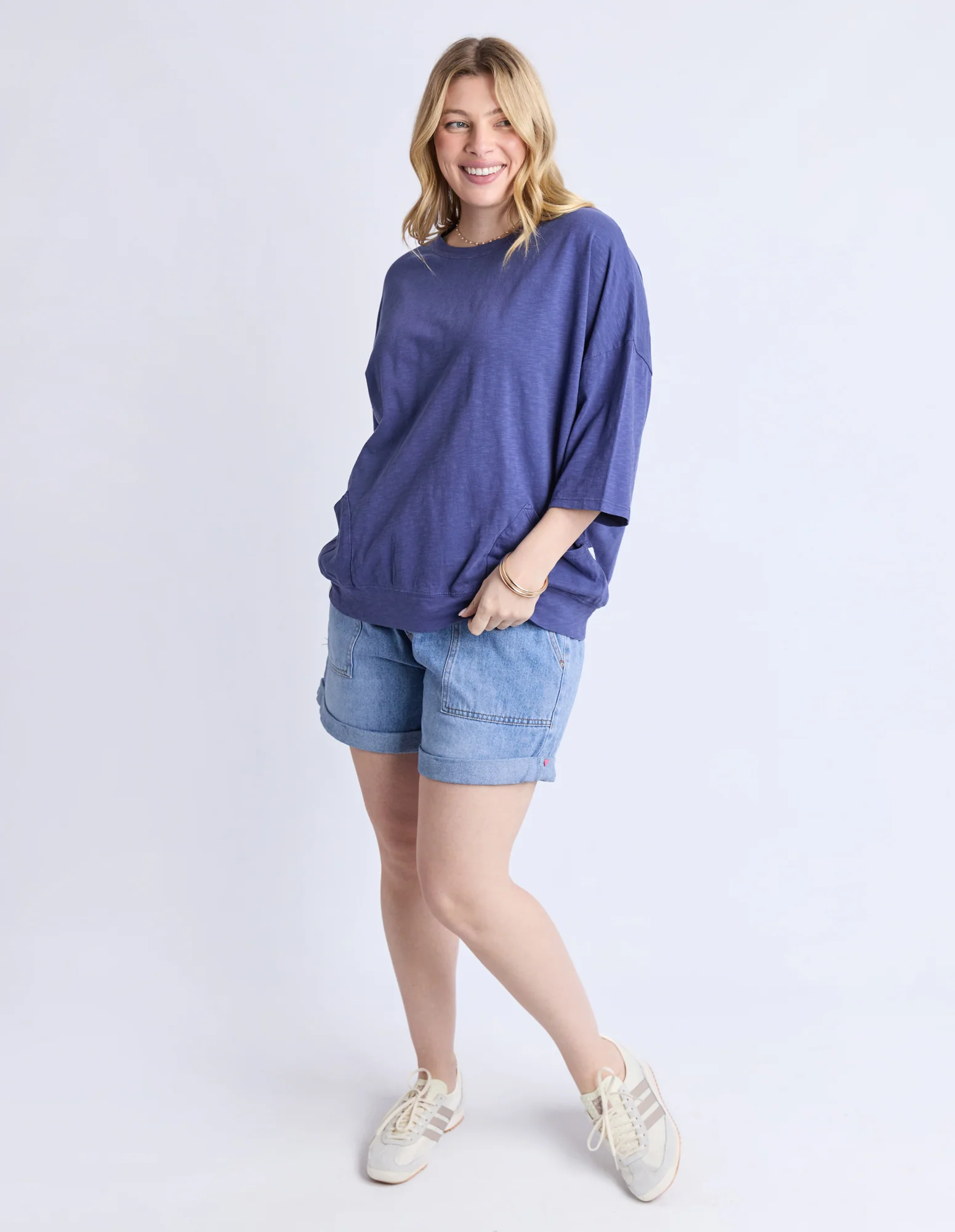 Elm Mazie Sweat Vintage Blue - Image 9
