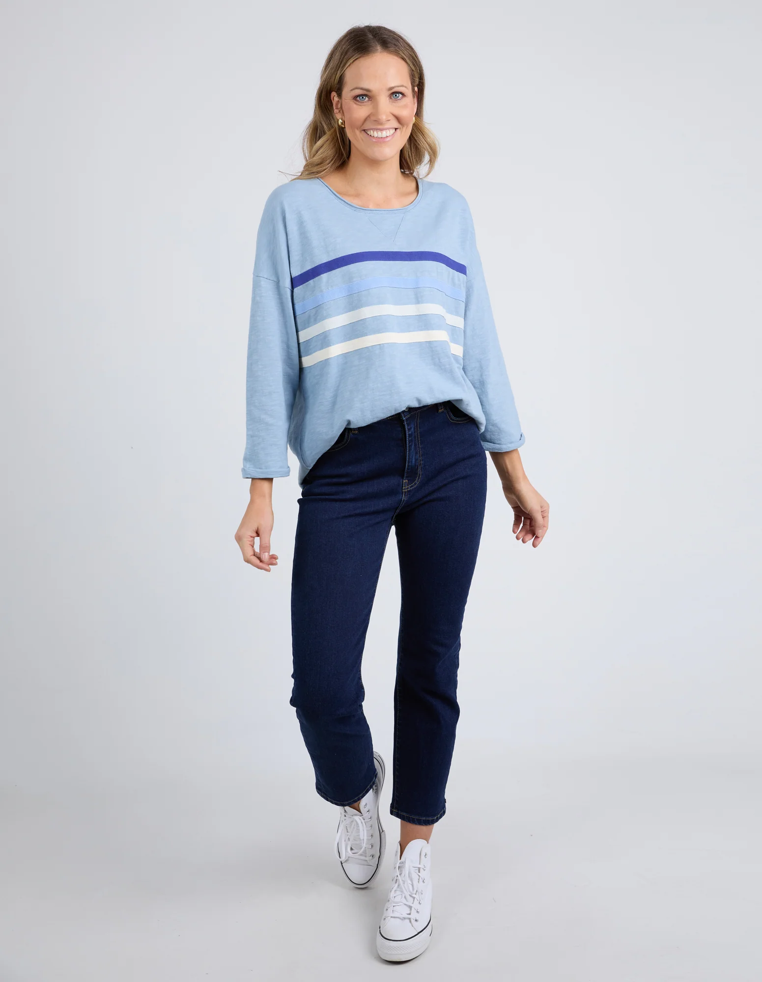 Elm Outlook Sweat - Steel Blue - Image 3