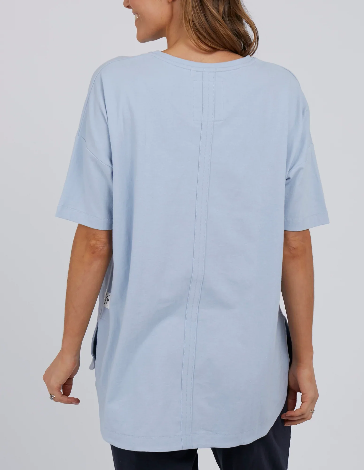 Elm Society Short Sleeve Tee - Sky - Image 4