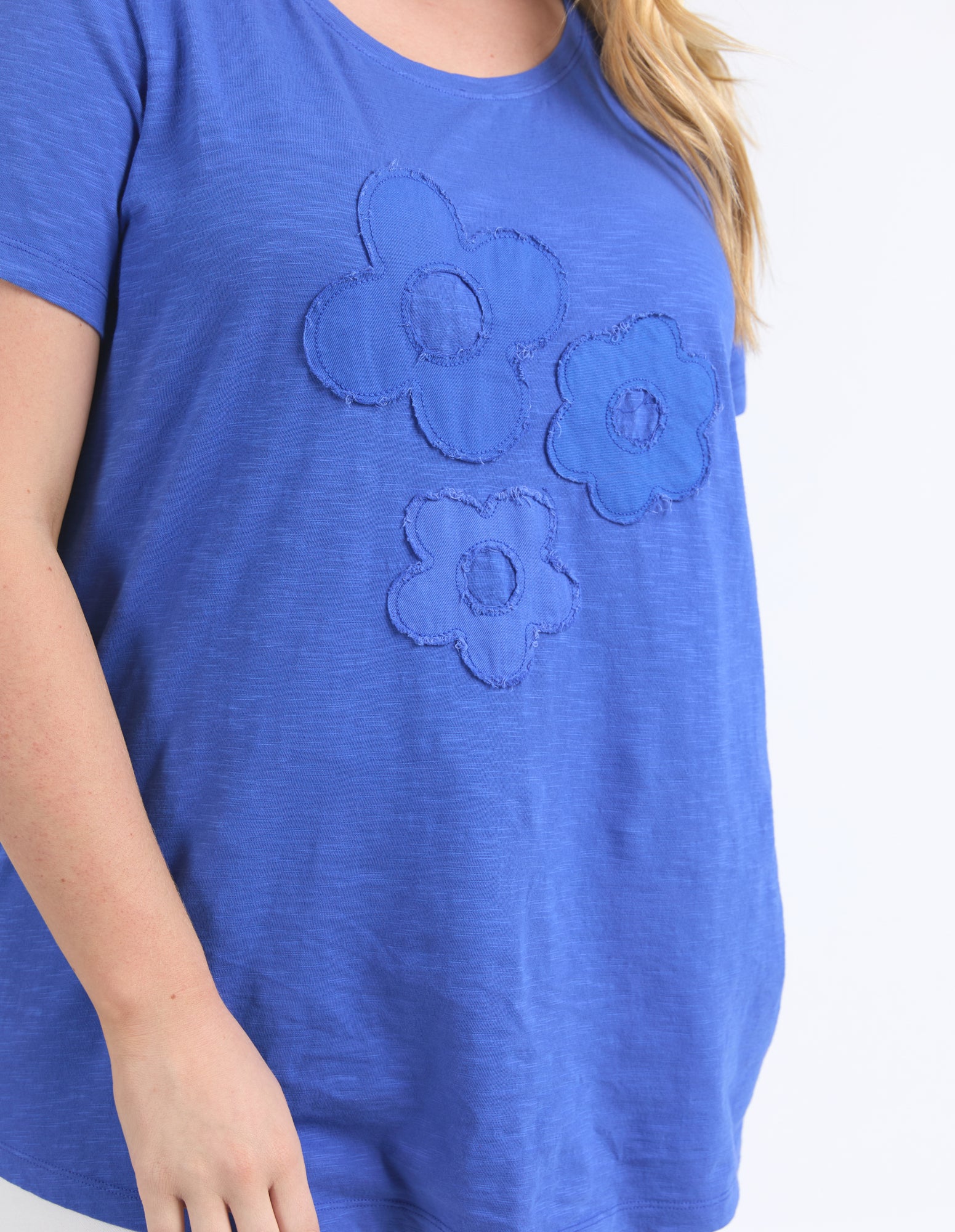 Elm Tapestry Tee Royal Blue - Image 4