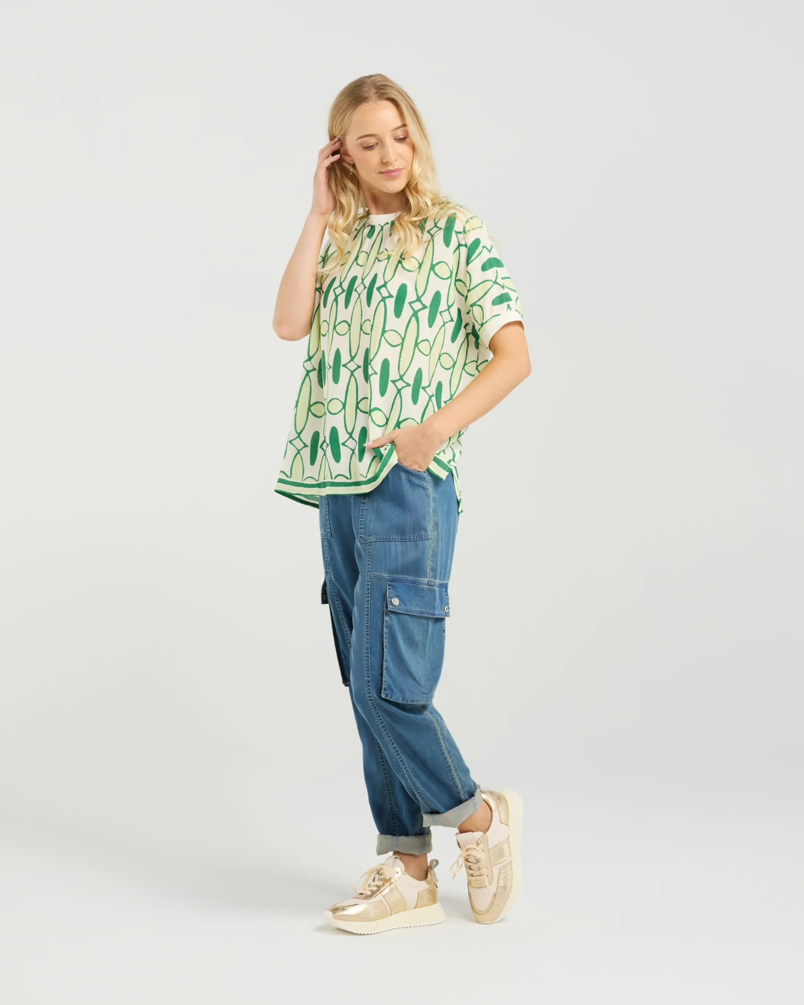 Et Alia Brea Top - Painted Grove - Image 4