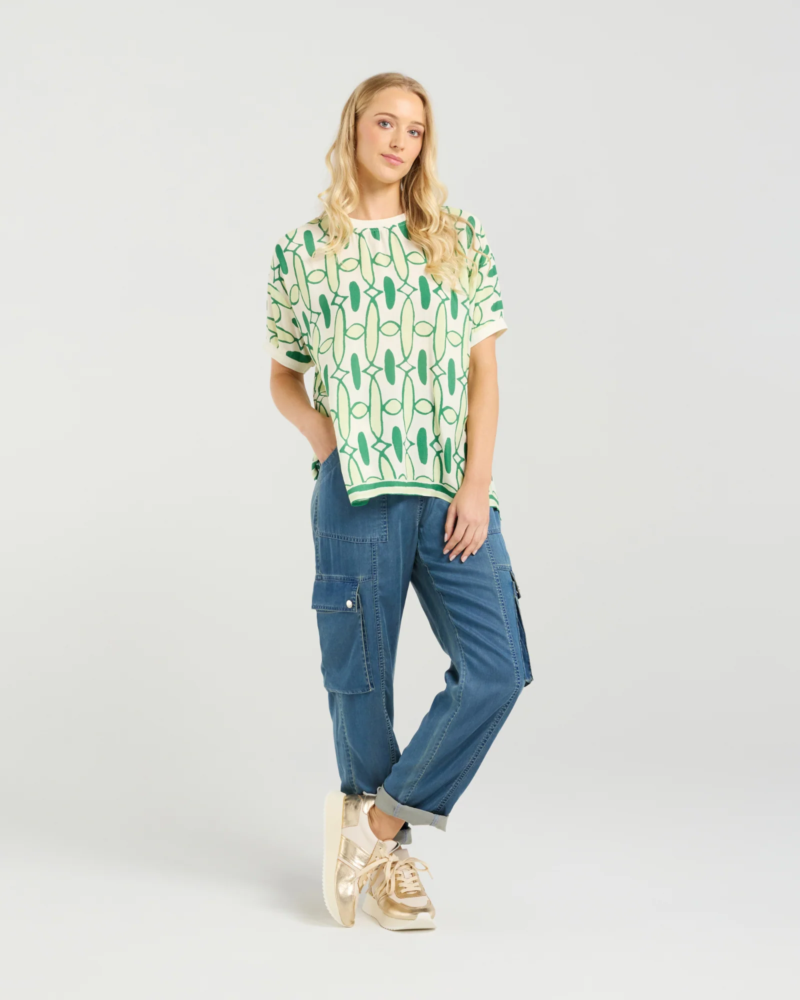 Et Alia Brea Top - Painted Grove - Image 6
