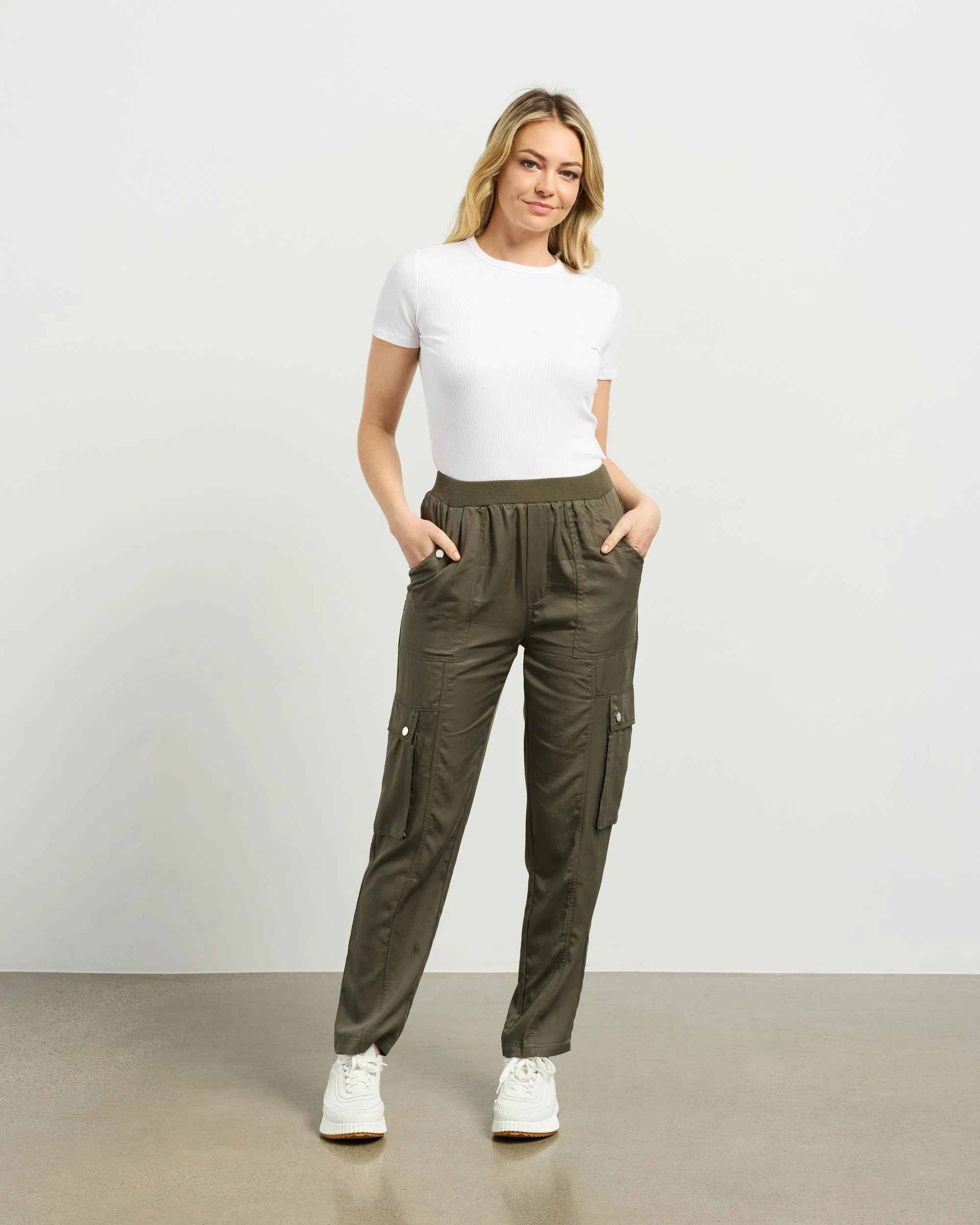 Et Alia Carter Cargo Pant - Olive - Image 4