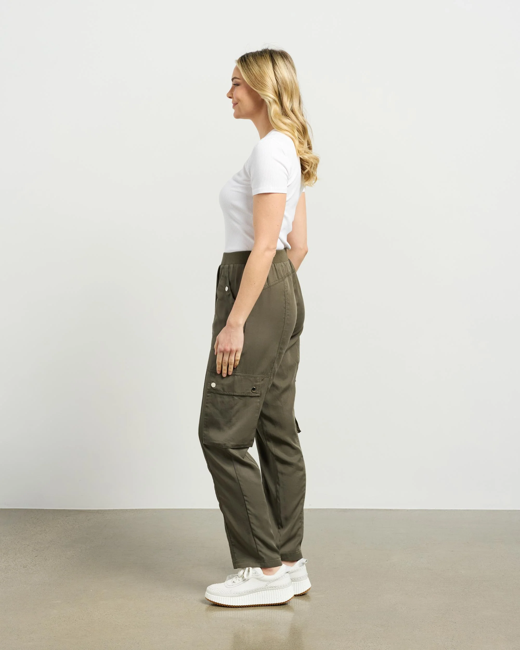 Et Alia Carter Cargo Pant - Olive - Image 8