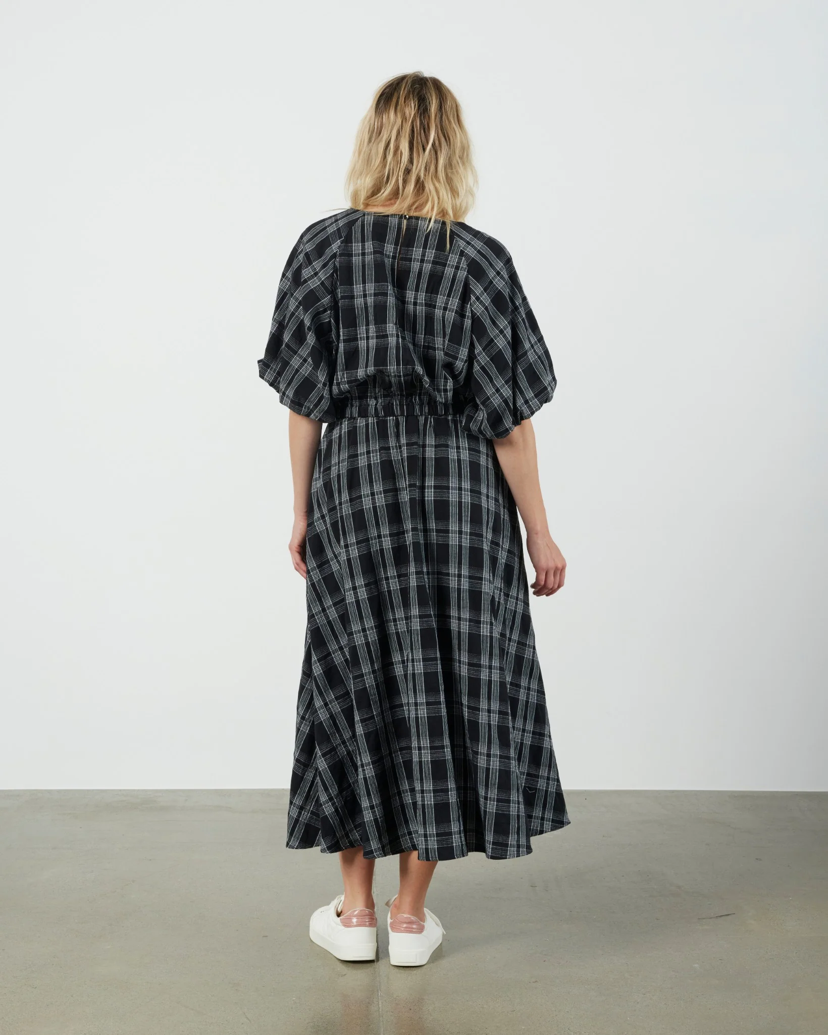 Et Alia Cece Skirt Black Plaid - Image 4