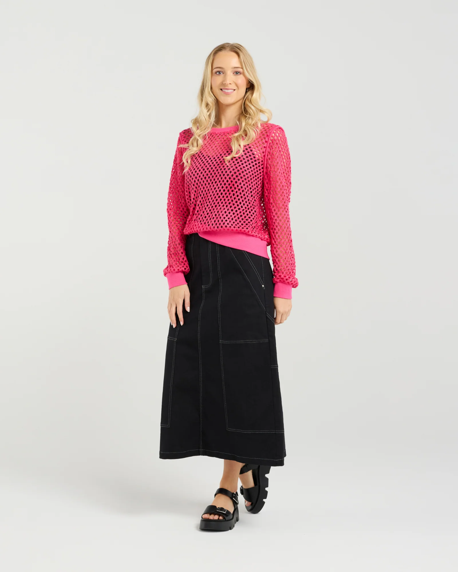 Et Alia Cleo Knit - Flamingo - Image 7