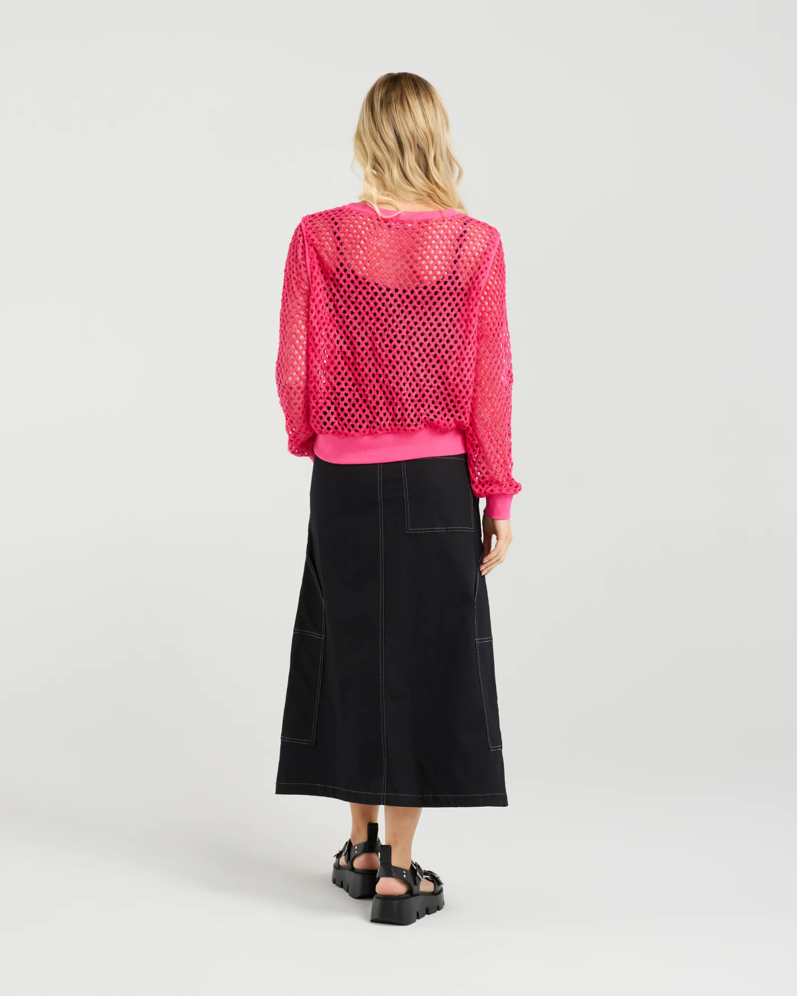 Et Alia Cleo Knit - Flamingo - Image 9