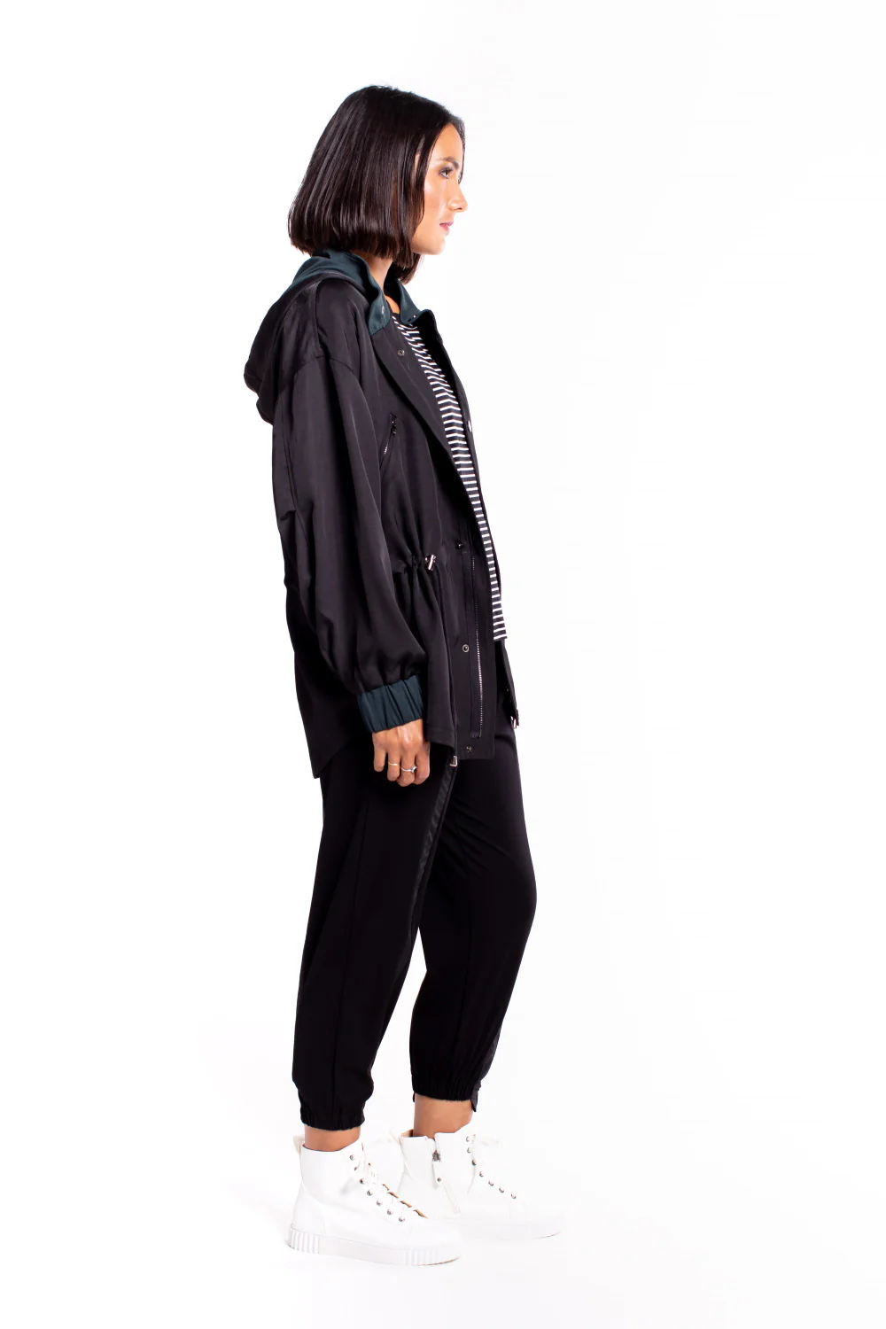 Et Alia Hudson Anorak - Black/Dark Teal - Image 6
