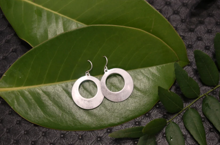 Fabienne Circle Earrings - Image 2
