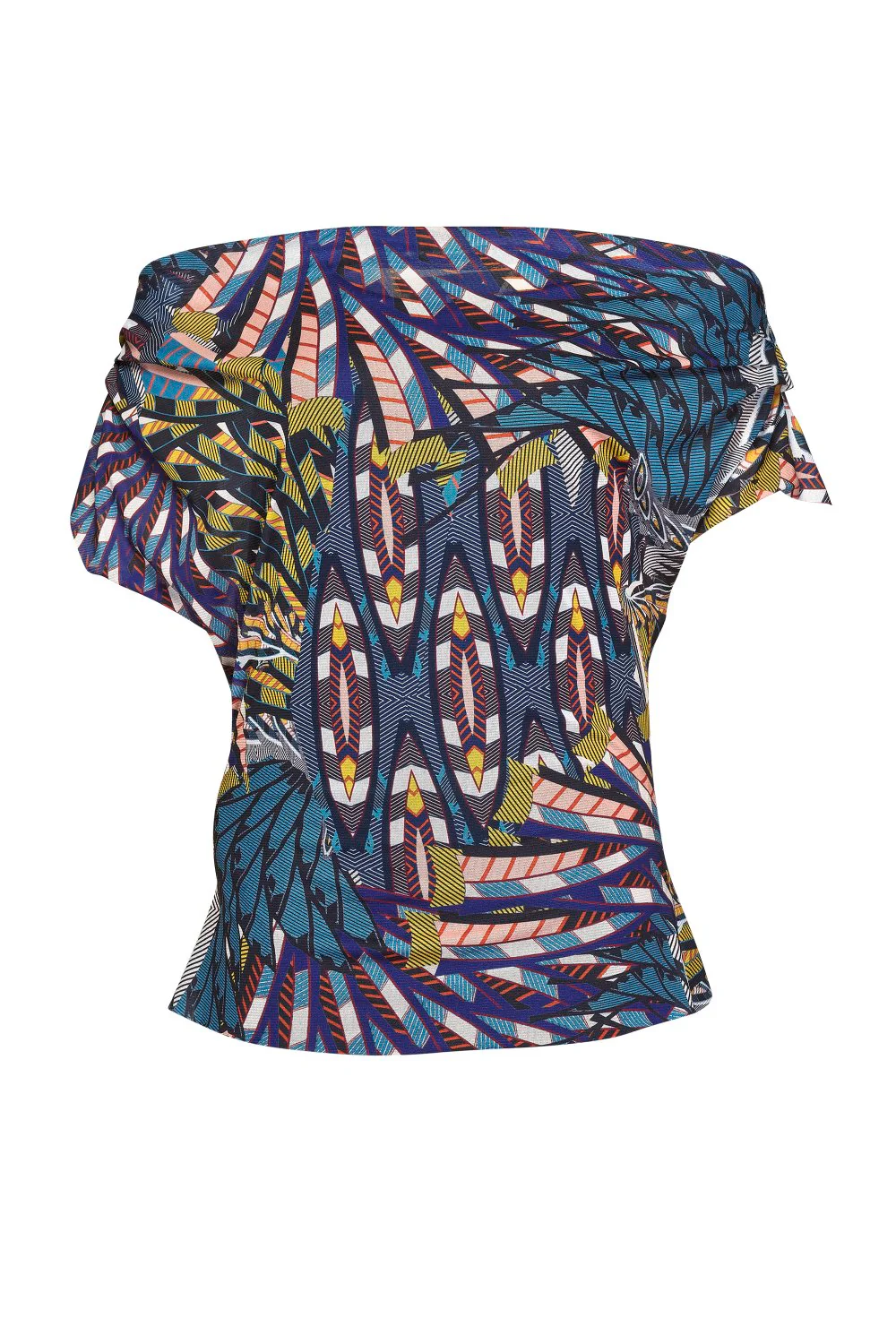 Fitted Cowl Neck Top