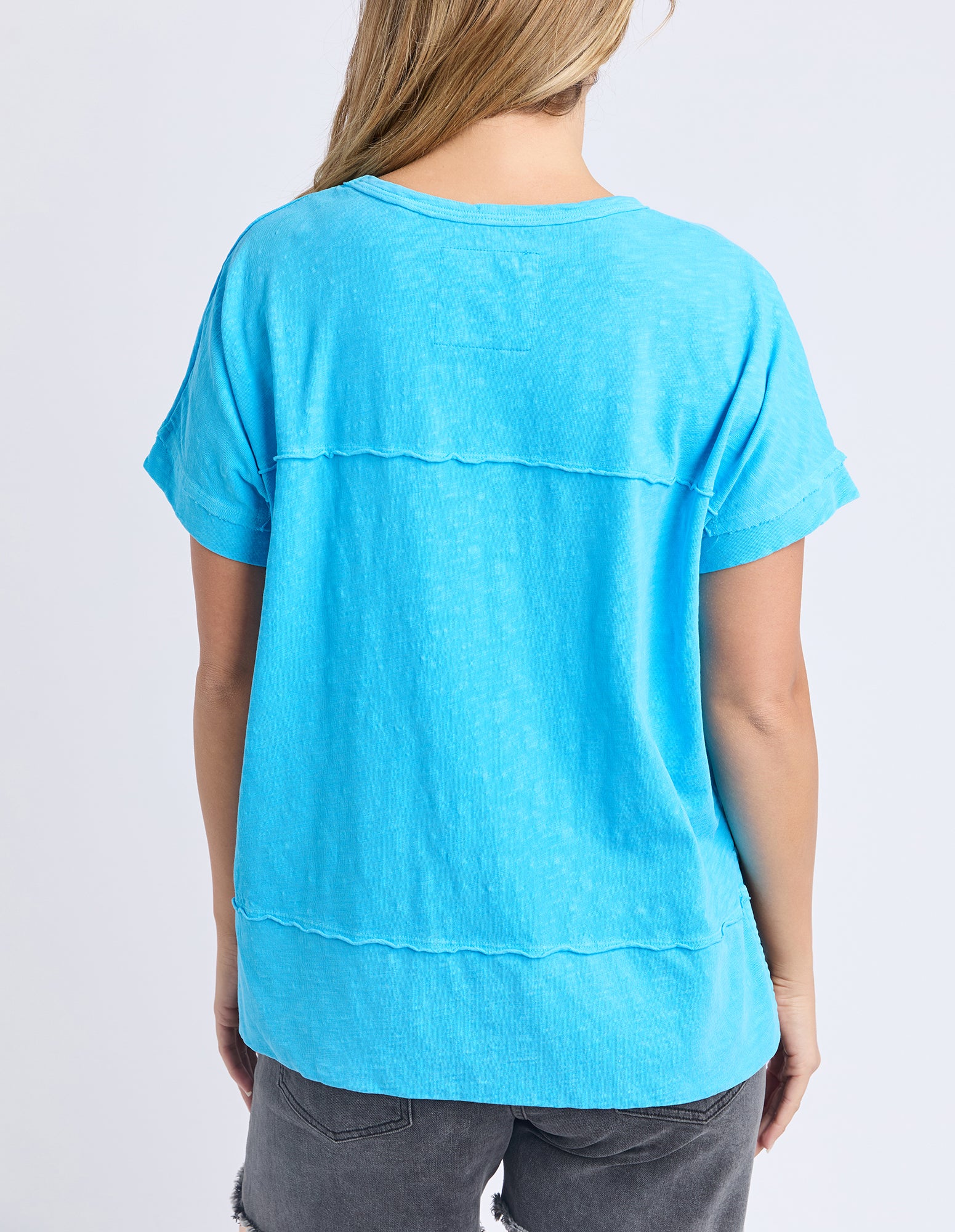 Foxwood Allison Tee - Azure Blue - Image 3
