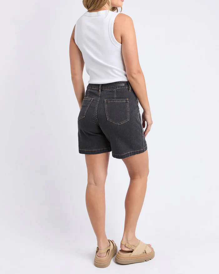 Foxwood Balmy Short - Washed Black - Image 3