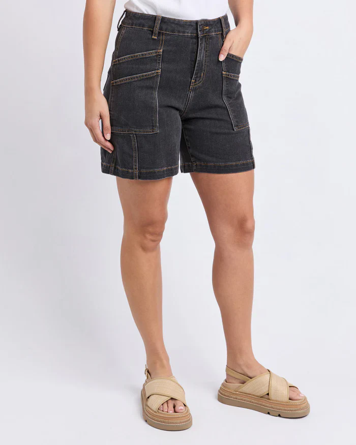 Foxwood Balmy Short - Washed Black - Image 4