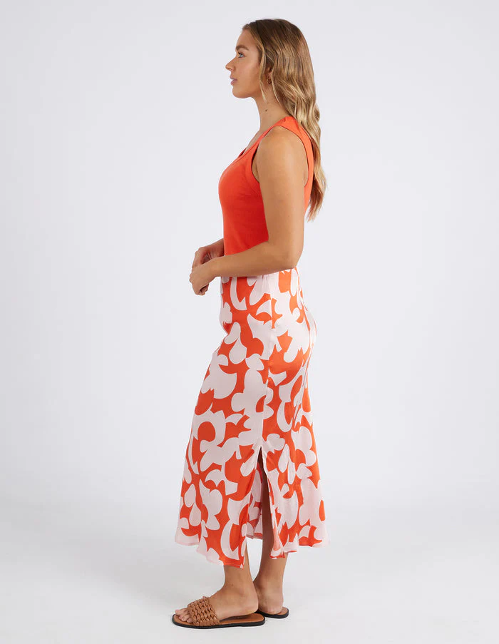 Foxwood Calypso Print Skirt orange - Image 5