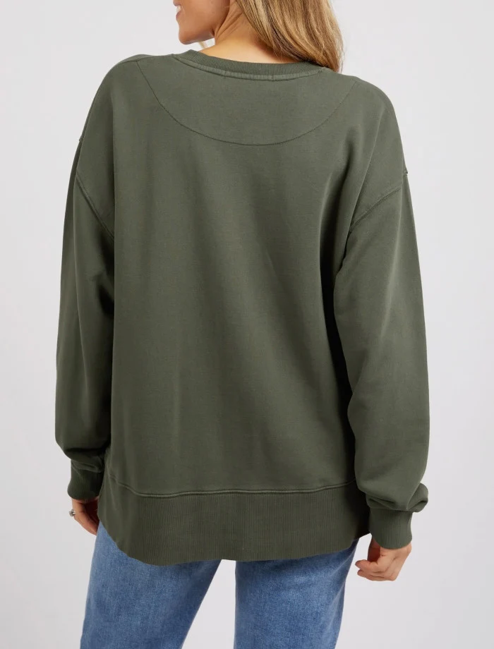 Foxwood Effortless Crew - Khaki - Image 4