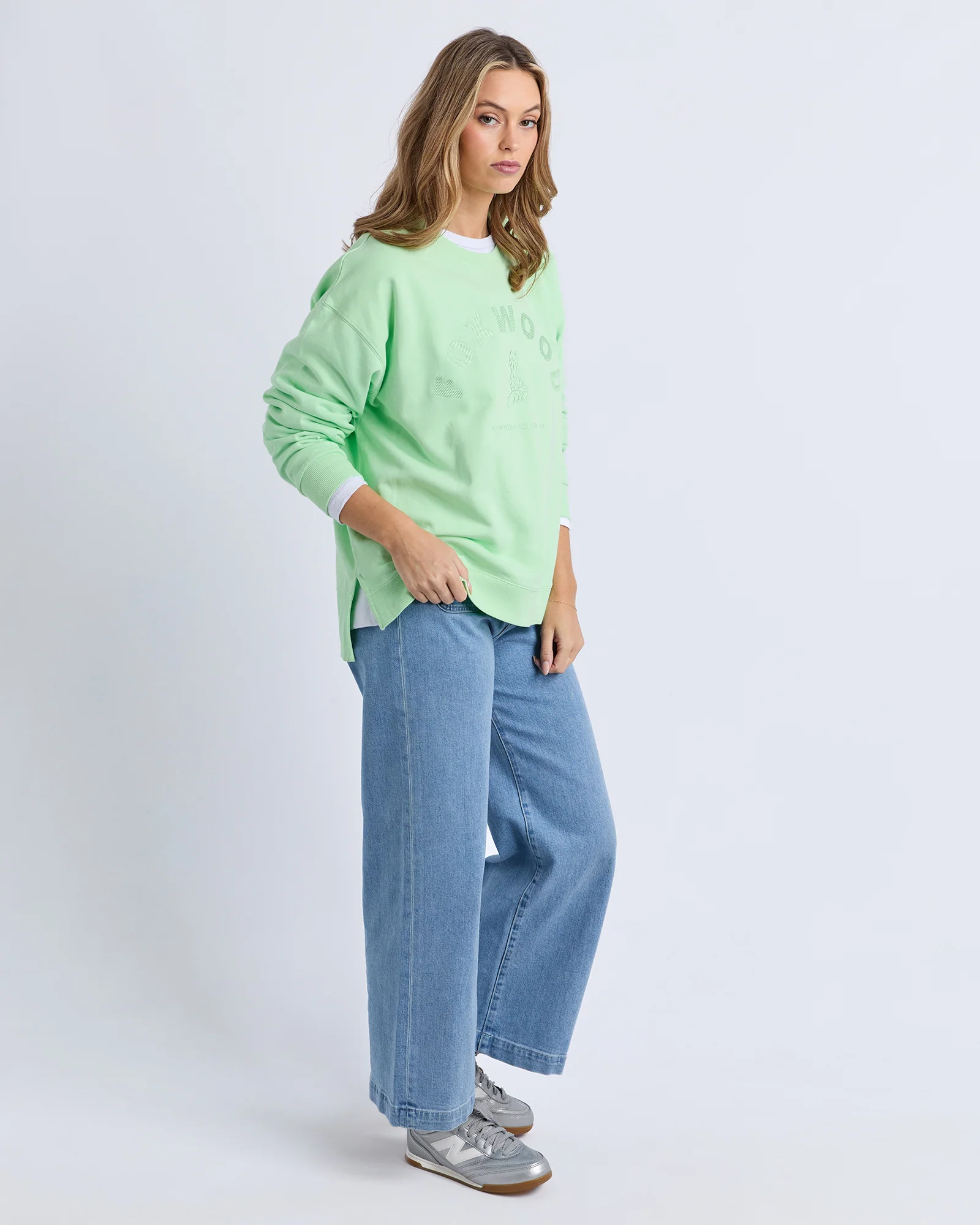 Foxwood Effortless Crew - Mint - Image 5