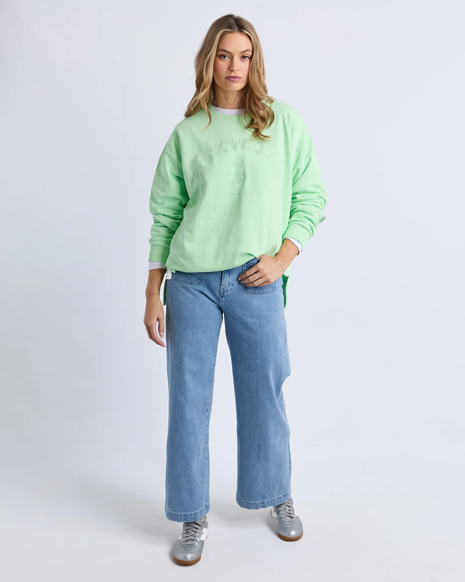 Foxwood Effortless Crew - Mint - Image 6