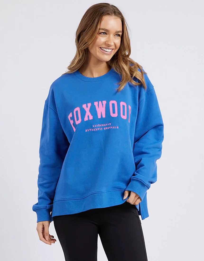 Foxwood Interval Crew - Cobalt / Neon Pink - Image 3